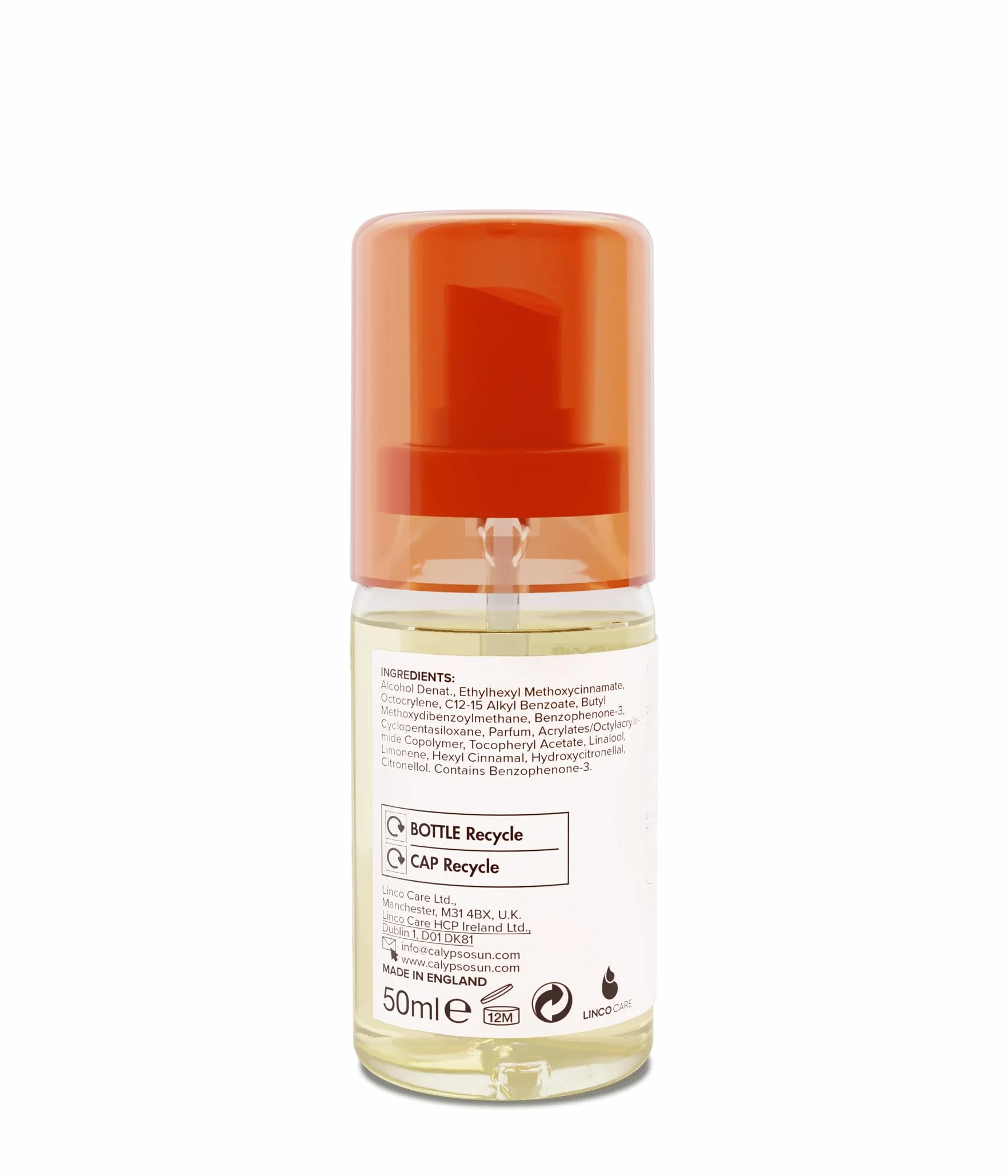 Calypso Spray protector del cuero cabelludo SPF50 50ml Transparente