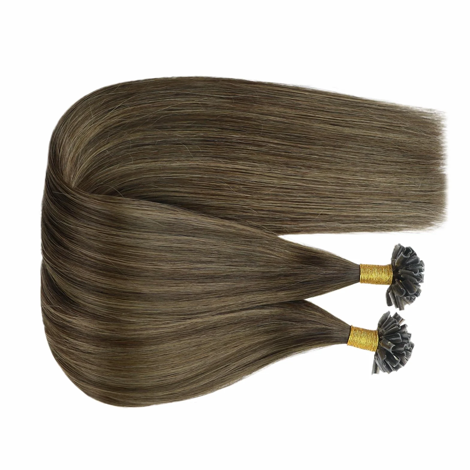 Fshine Extensiones De Queratina 50g 40cm Extensiones Pelo Natural | Puntas De Queratina Preunidas, Extensiones De Queratina, Para Cabello Fino, Sin Volumen Extra, Aporta Mucho Volumen