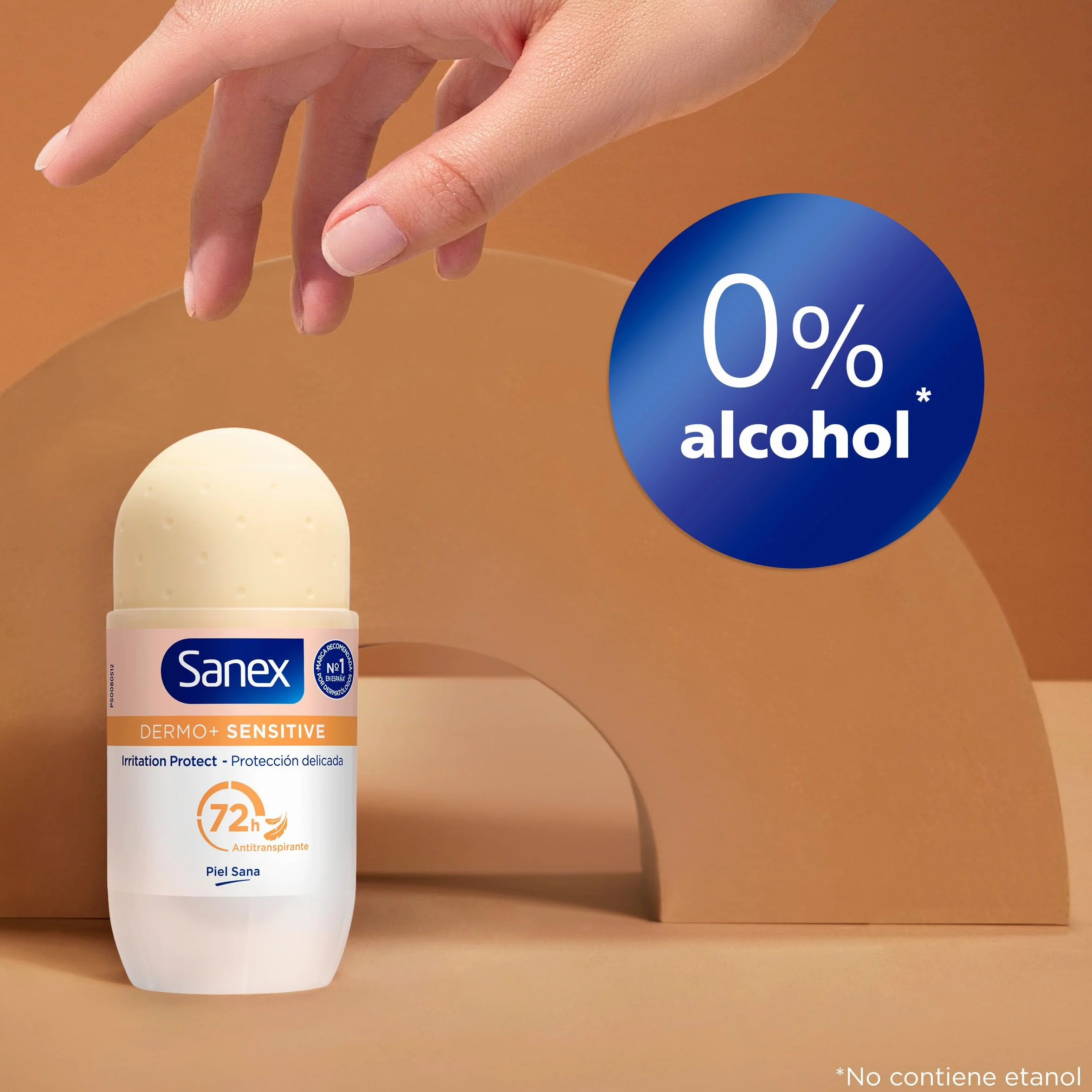 Sanex Dermo+ Sensitive Desodorante Antitranspirante Roll-On 72 Horas Pack 6 x 50ml