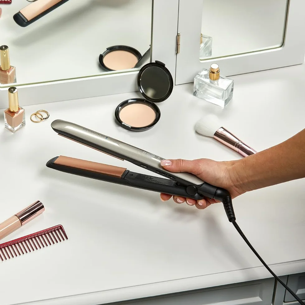 Remington Plancha Pelo Keratin Therapy S8593 160-230°C revestimiento cerámica