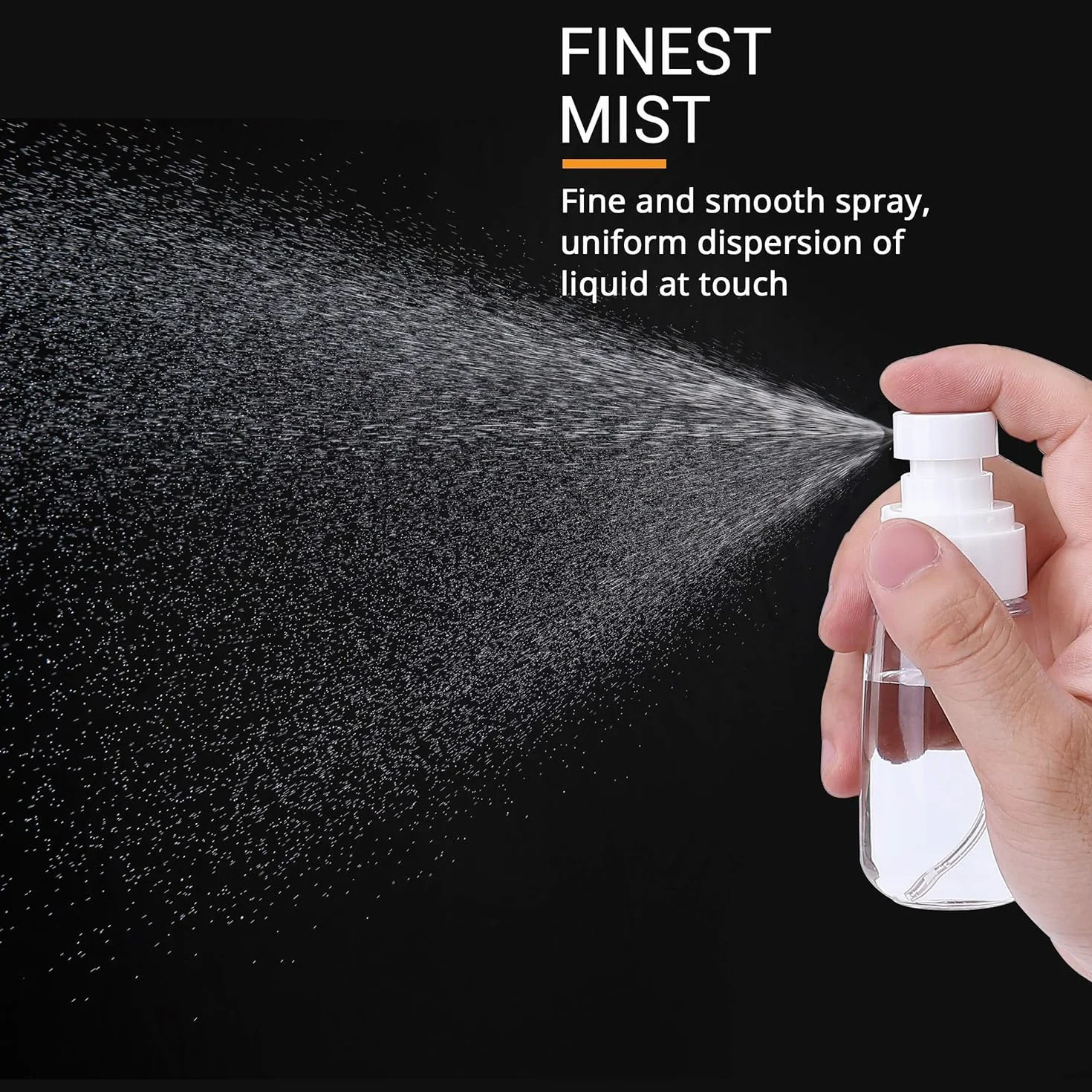 KAHEIGN 12 Piezas Botellas Pulverizadoras 100ml Bote Spray Fina Antifugas Mini Pulverizador Vacío Envase de Viaje Rellenable Blanco