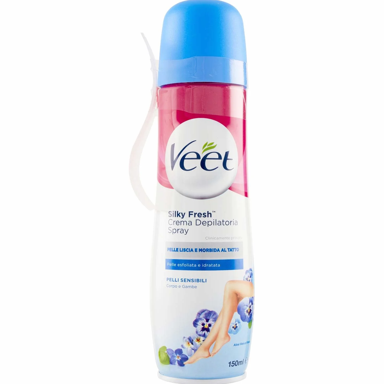 Veet Crema Depilatoria Spray para Piel Delicada 150 ml