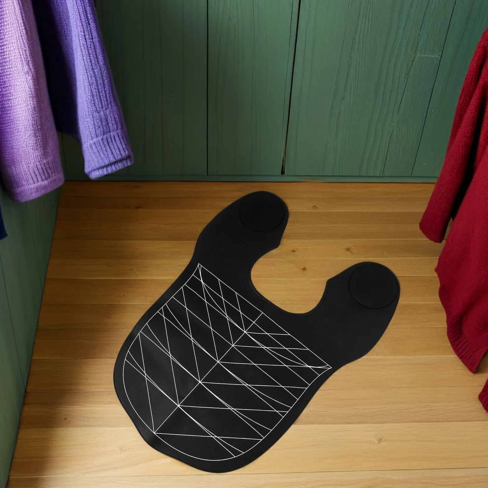 Capa de Corte de Pelo de Silicona Negra 2 Piezas Profesional | Protección Reutilizable, Diseño Ergonómico Cómodo, Uso en Procedimientos de Salón