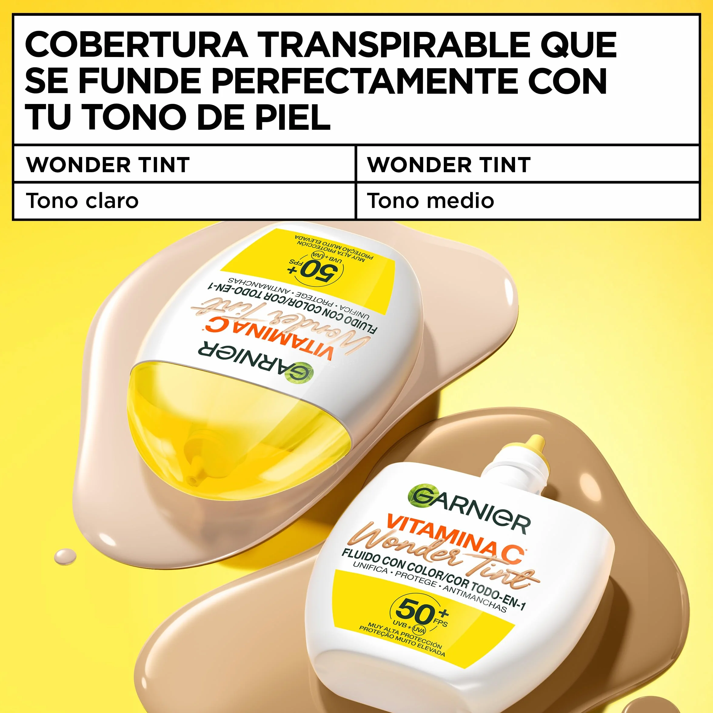 Garnier Vitamina C Wonder Tint BB Cream Tono Medio FPS50+ 40ML