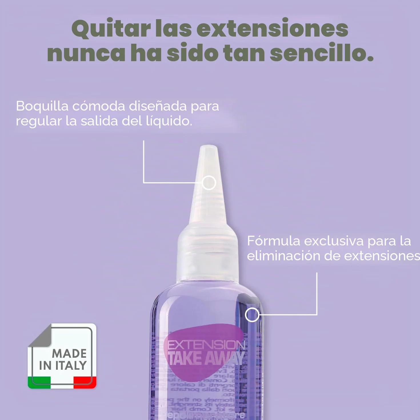 DESPOLÍMERO LÍQUIDO PROFESIONAL PARA EXTENSIÓN DESMONTABLE ELIMINACIÓN QUERATINA ADHESIVO SOCAP