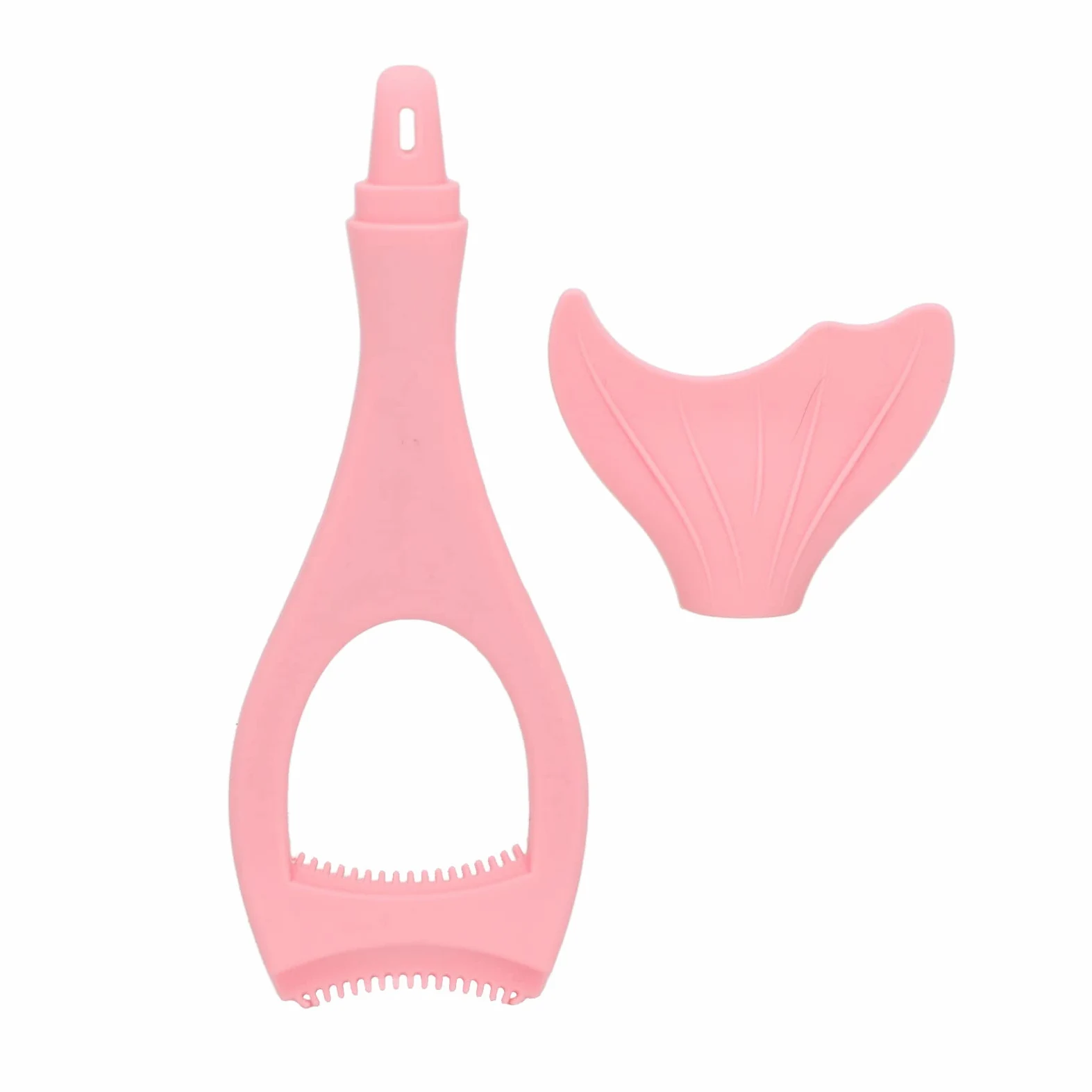 Generic Plantilla de Delineador de Ojos con Alas Reutilizable de Silicona, Herramienta de Maquillaje Suave y Flexible para Principiantes y Expertos, para Viajar Salir (PINK)