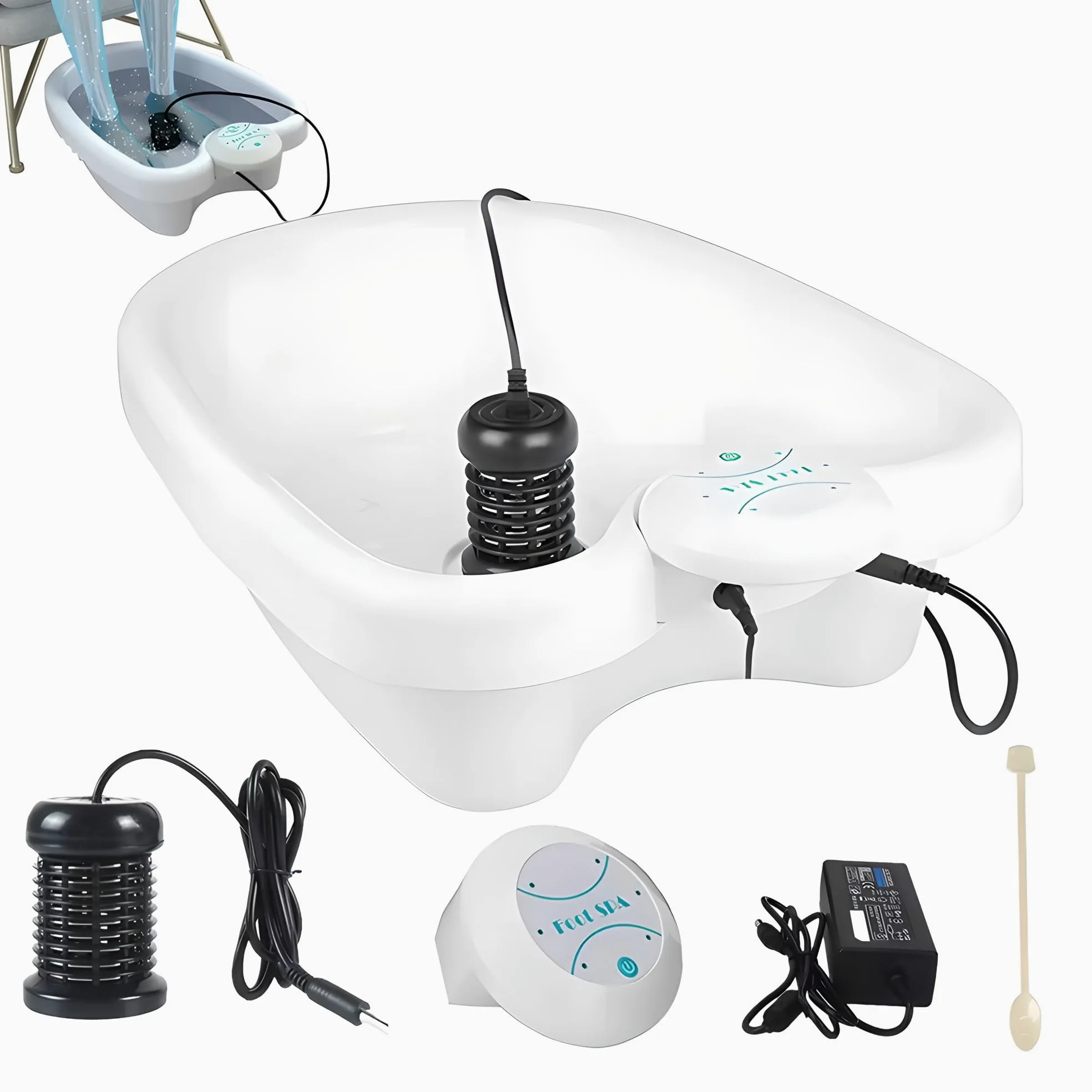 Máquina de baño de pies iónico para el hogar, desintoxicación y limpieza con palangana para un cuerpo relajado y aliviado