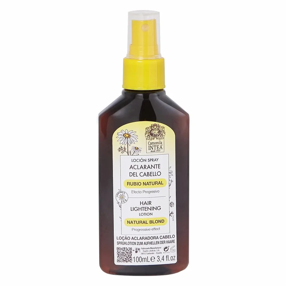 Camomila Intea Loción aclarador de cabello Rubio Natural con extracto de manzanilla 100 ML