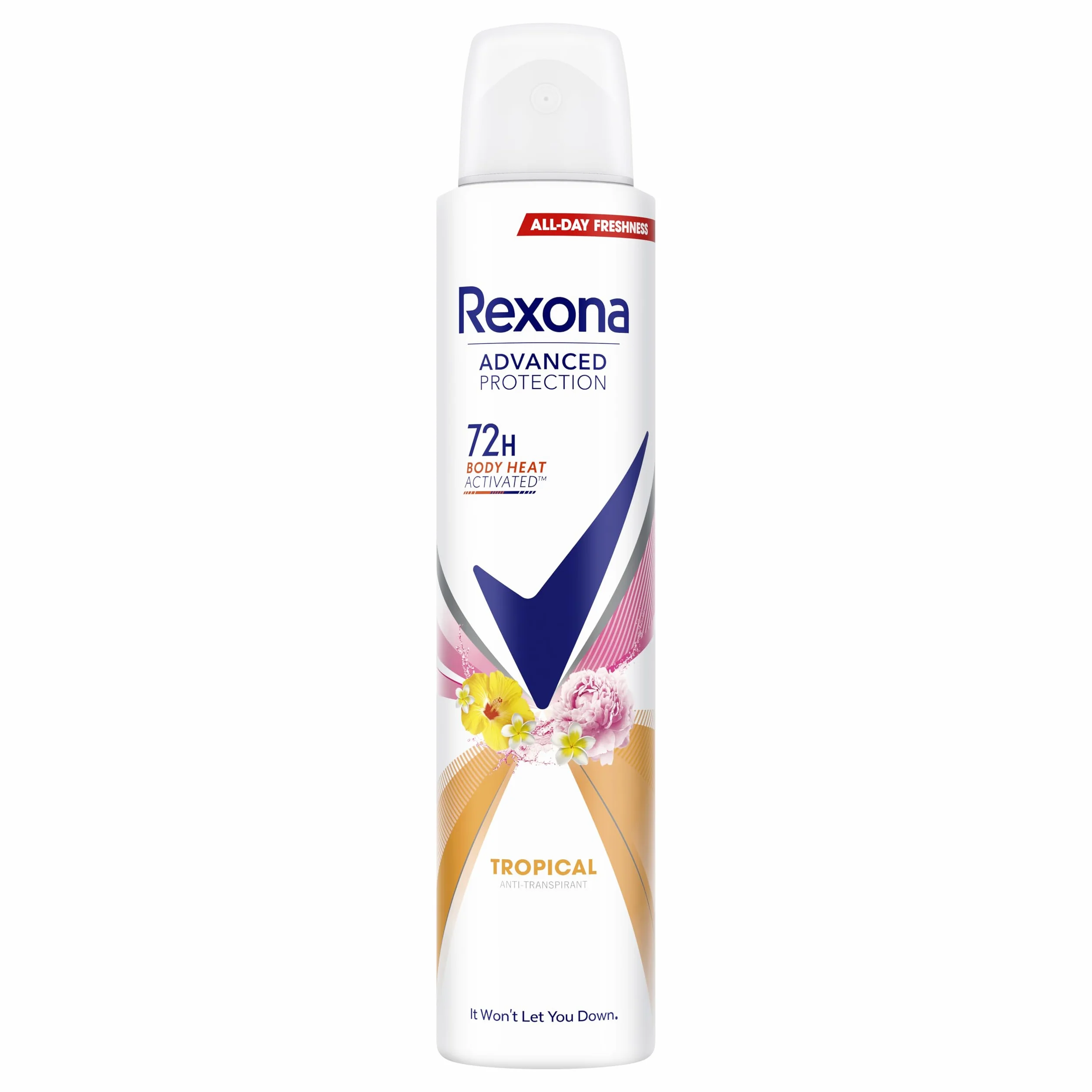 Rexona Advanced Protection Desodorante Antitranspirante Aerosol Mujer Tropical 72 horas 200 ML