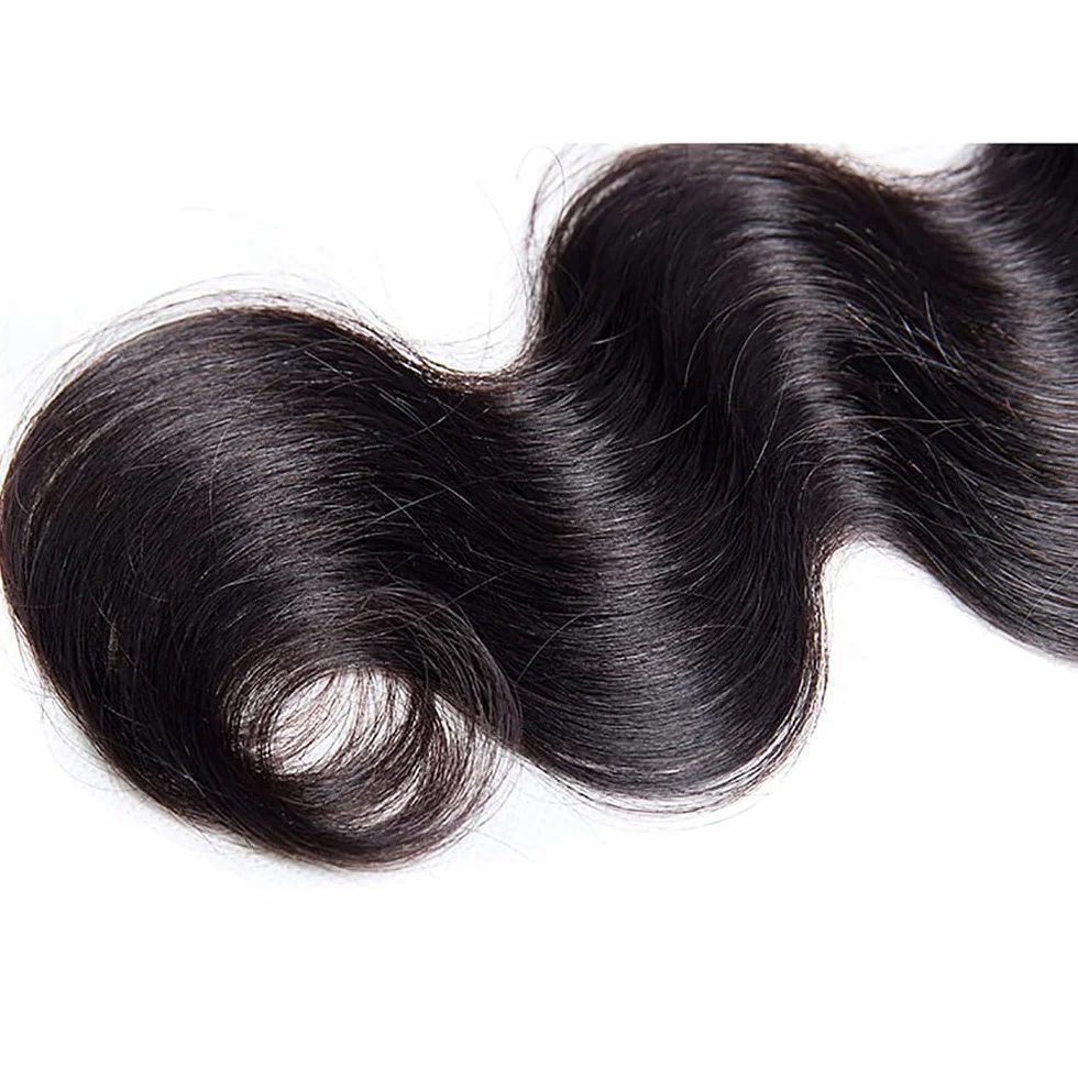 2Shoaiye 50 g #1B BB paquetes de cabello humano 32 pulgadas