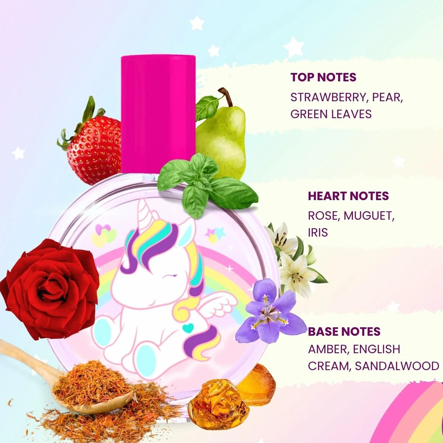 Eau My Unicorn Eau de Toilette 30 ml natural aerosol vegano para niños