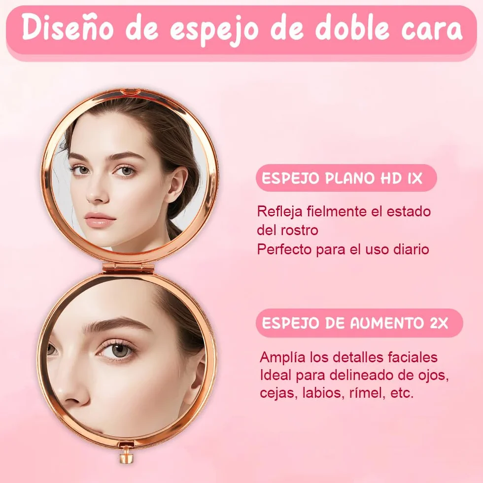 Espejo Compacto Regalo para Mujer Mama Hija Amiga Hermana Abuela