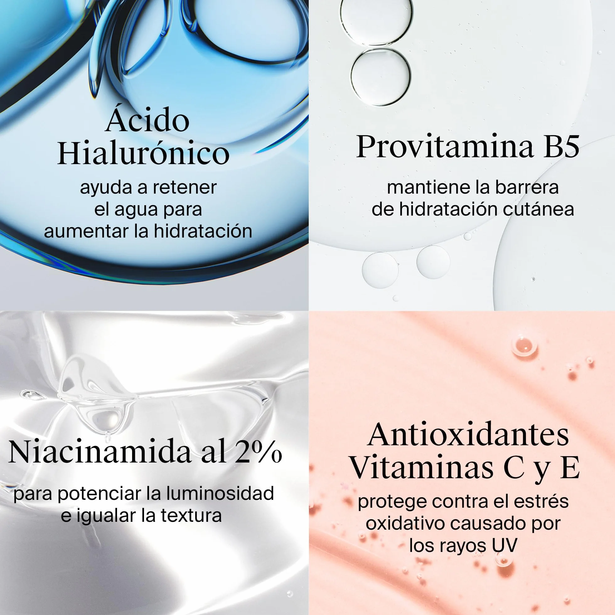 Neutrogena Hydro Boost Fluido Hidratante SPF 50 50 ml Crema Solar con Ácido Hialurónico y Niacinamida