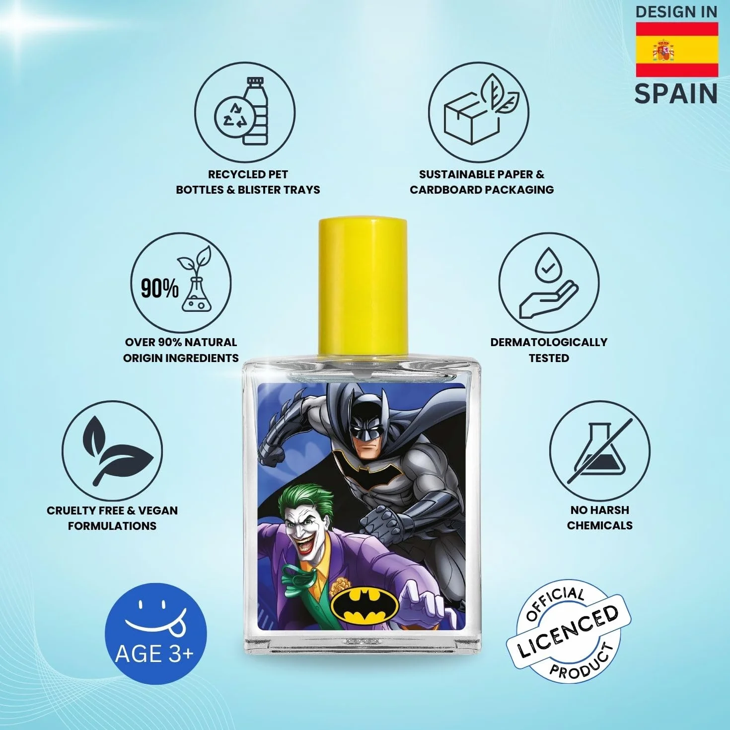 Batman & Joker Agua de colonia para niños 30 ml