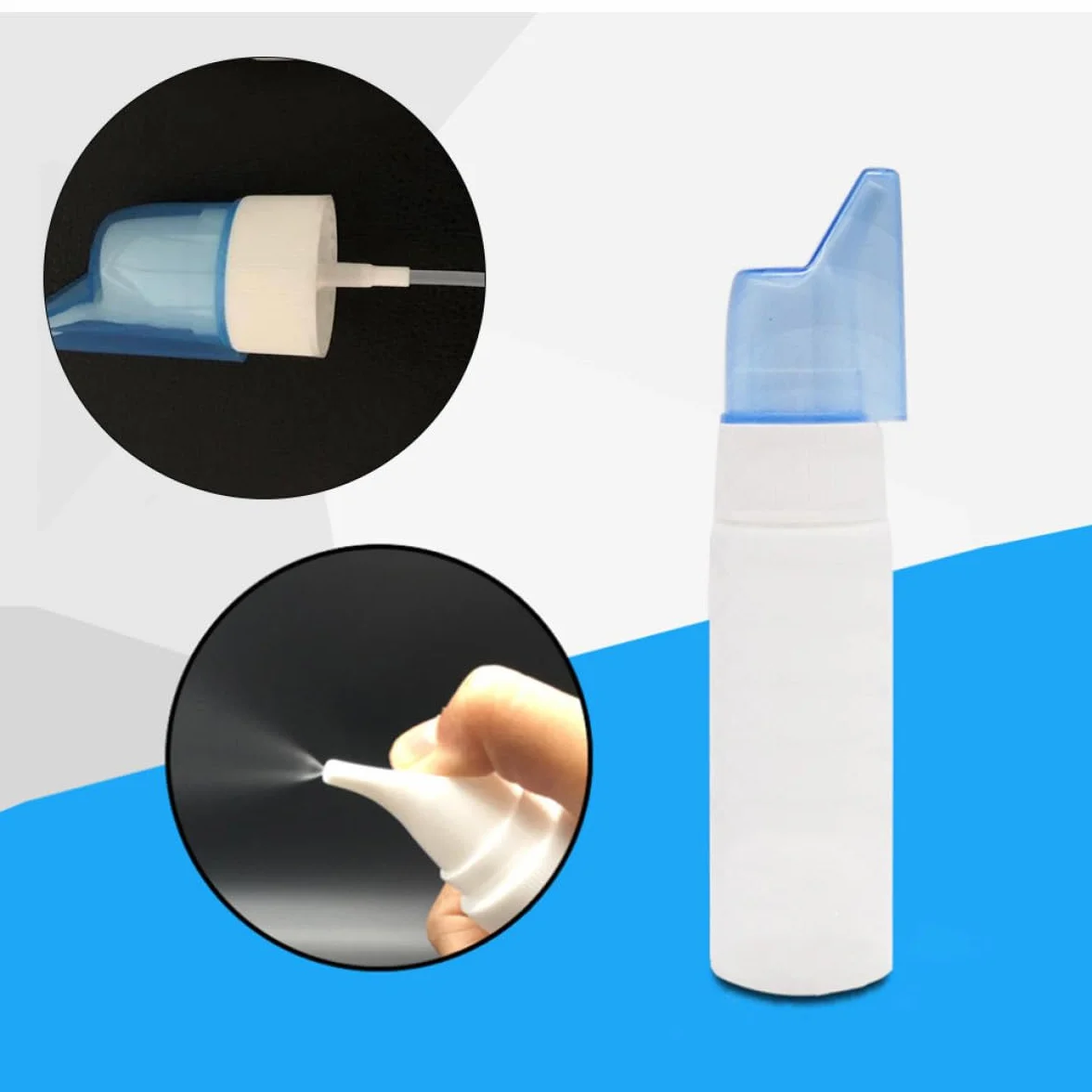 Botellas de Spray Nasal Recargables 70 Ml 10 Piezas Mini Pulverizador Portátil para Limpieza Nasal