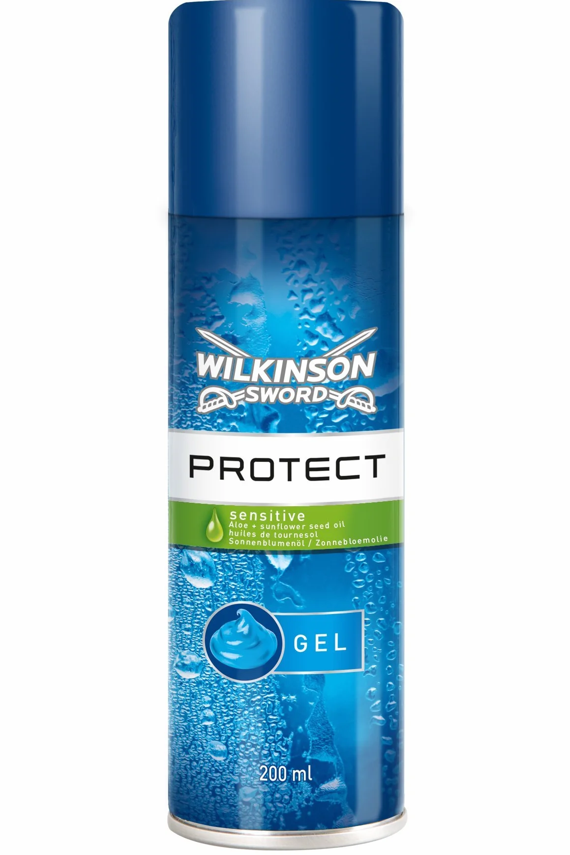Wilkinson Sword Protector Sensitive Gel 200ml 3er Paquete (3 x 1 Pieza)