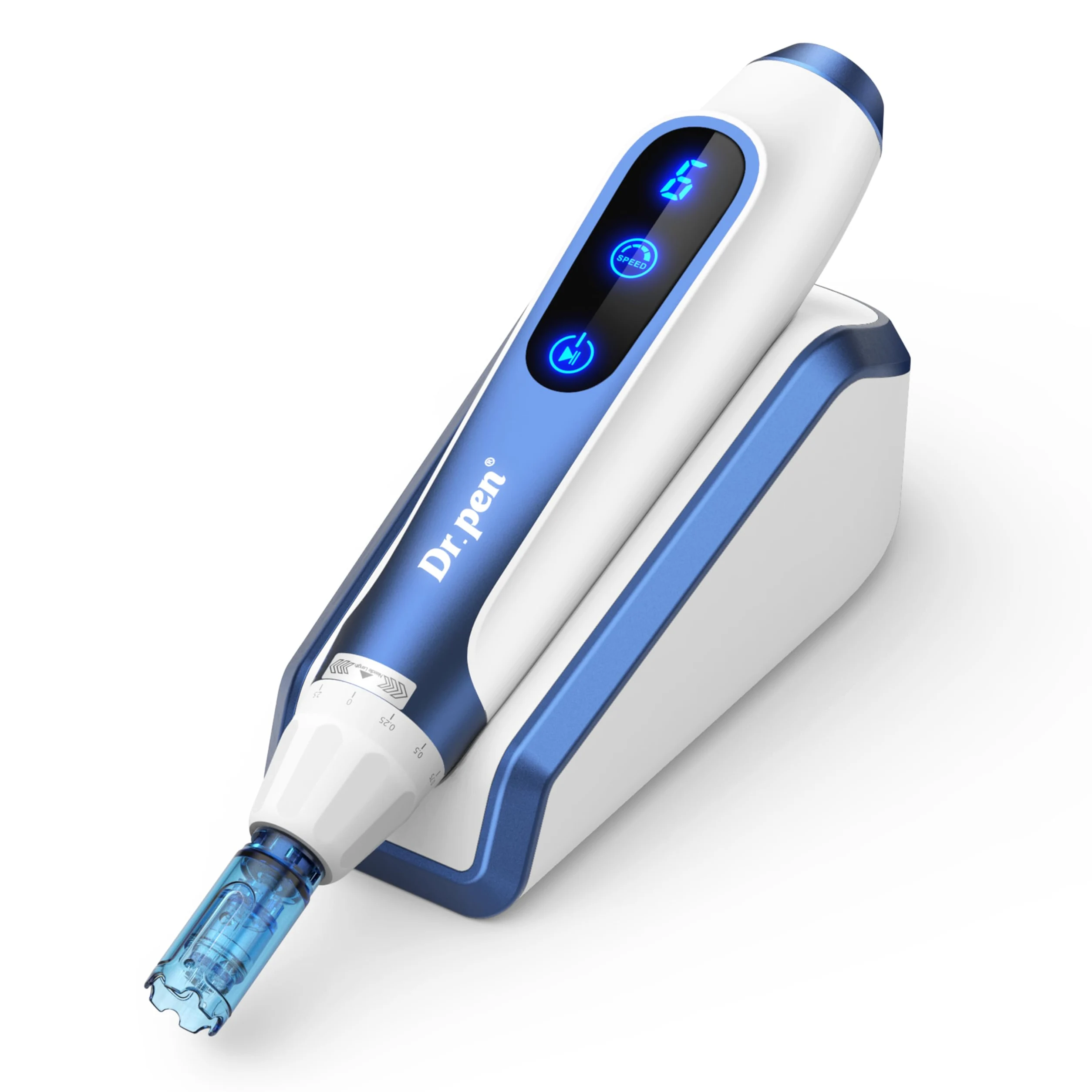 CHUSE Bolígrafo de microagujas A11 – eficaz contra las arrugas | Base de sensor inteligente, cómodo diseño inalámbrico, ideal para salones de belleza y en casa | perfecto regalo de Acción de Gracias y