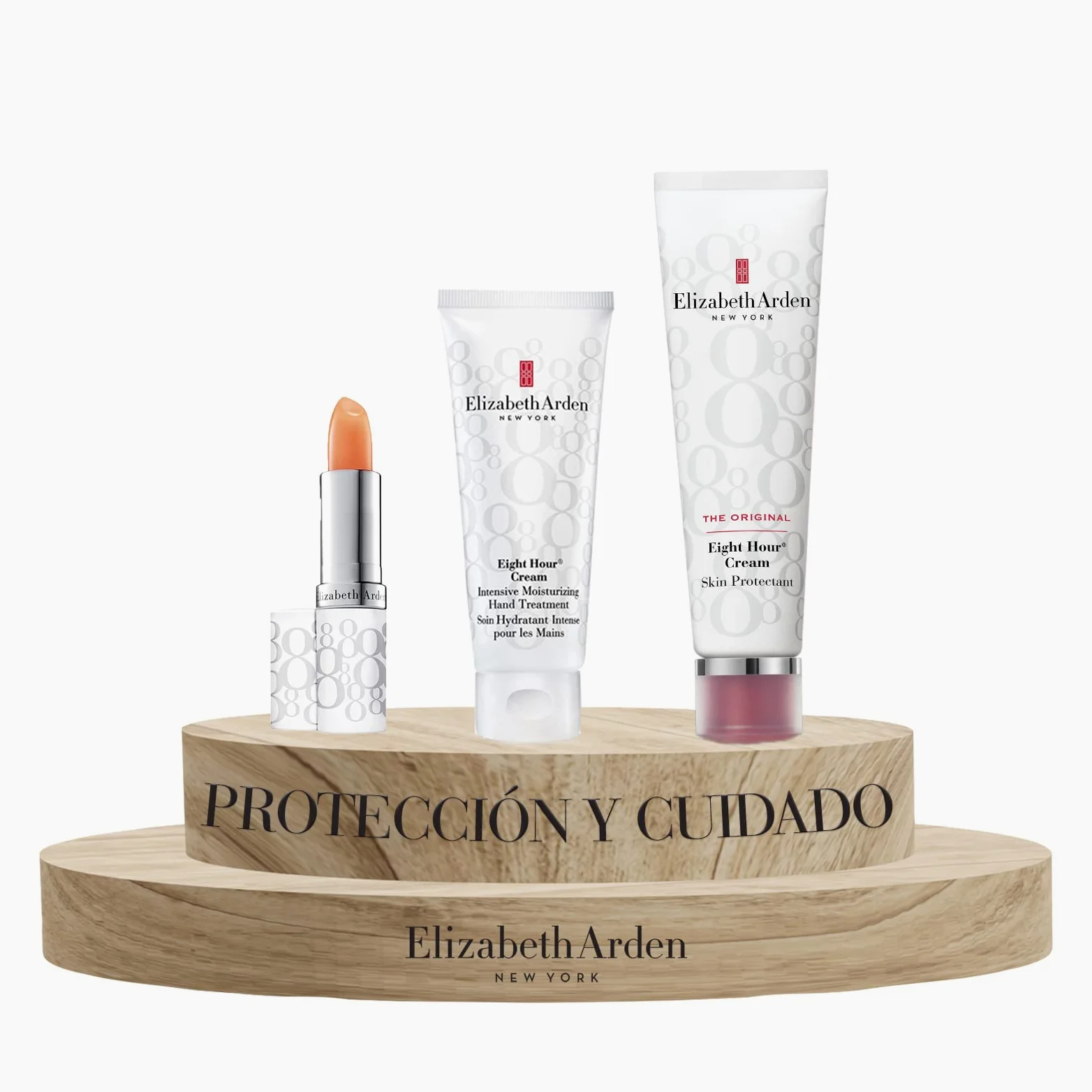 Elizabeth Arden Eight Hour Crema protectora para la piel + Cream Lip Protectant Stick + Crema de manos Hidratación Intensiva