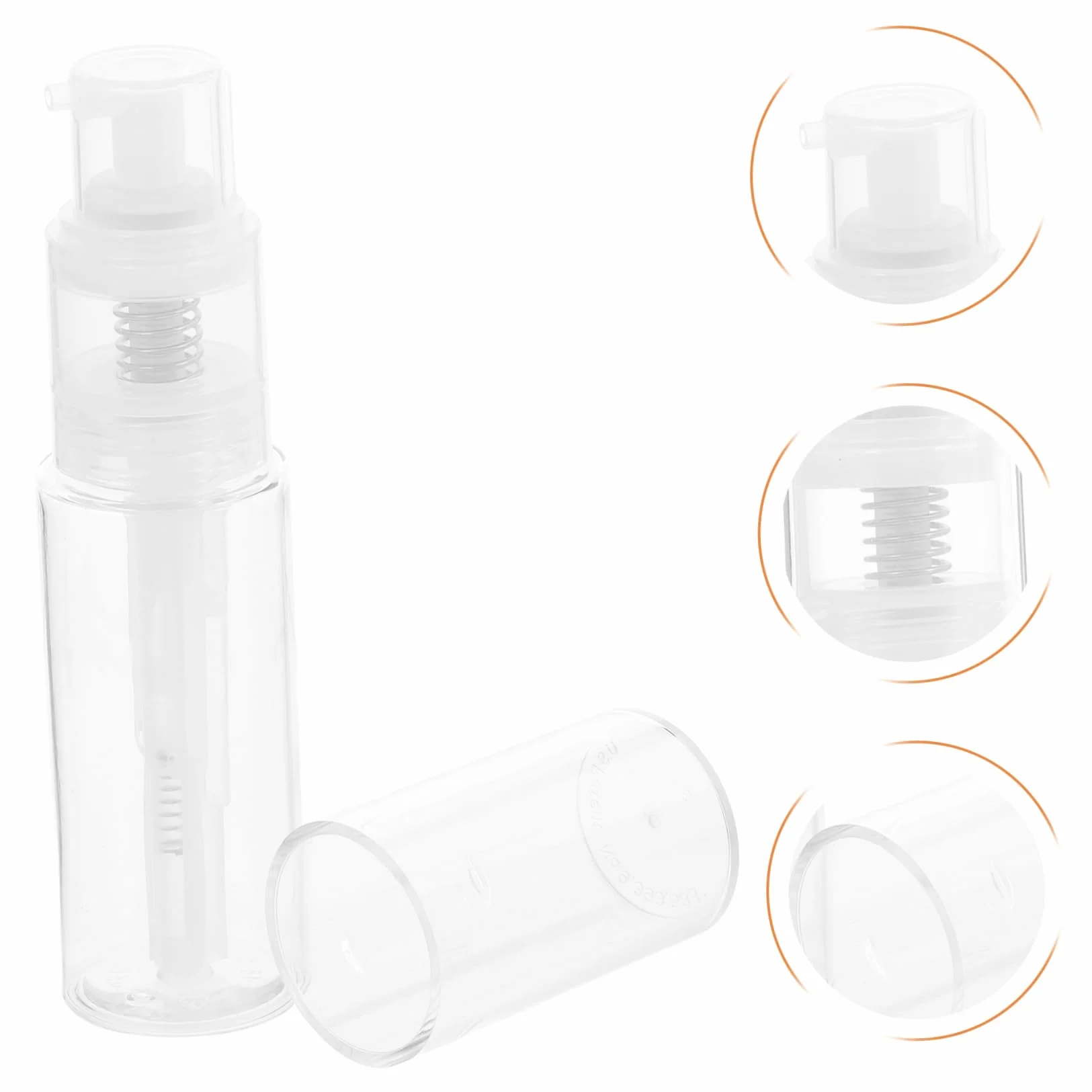 Botella de Spray para Polvo Suelto 50ml Material PP Pulverización Uniforme