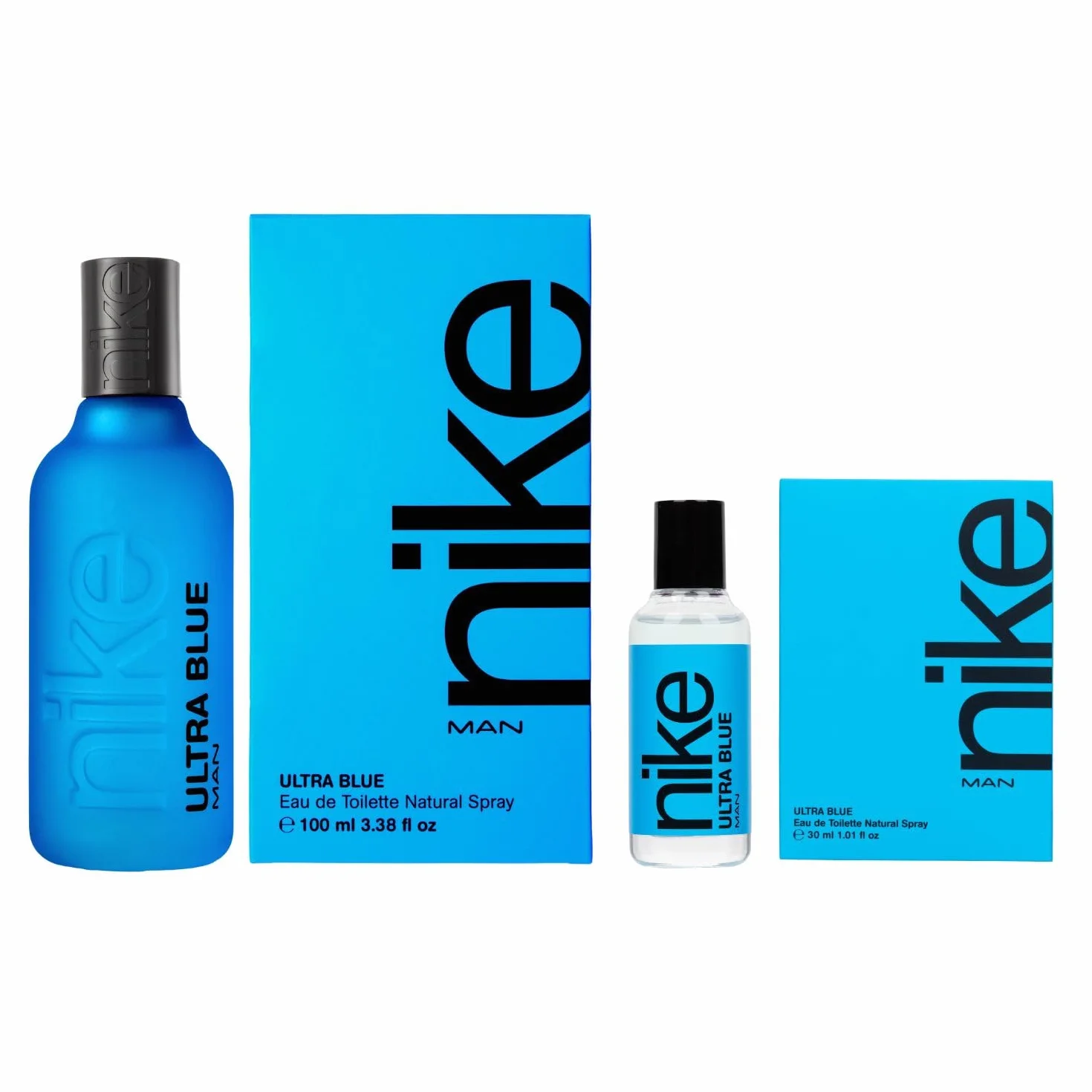 NIKE Ultra Blue Colonia Hombre Pack 2 Productos 100 ml + 30 ml Eau de Toilette Spray