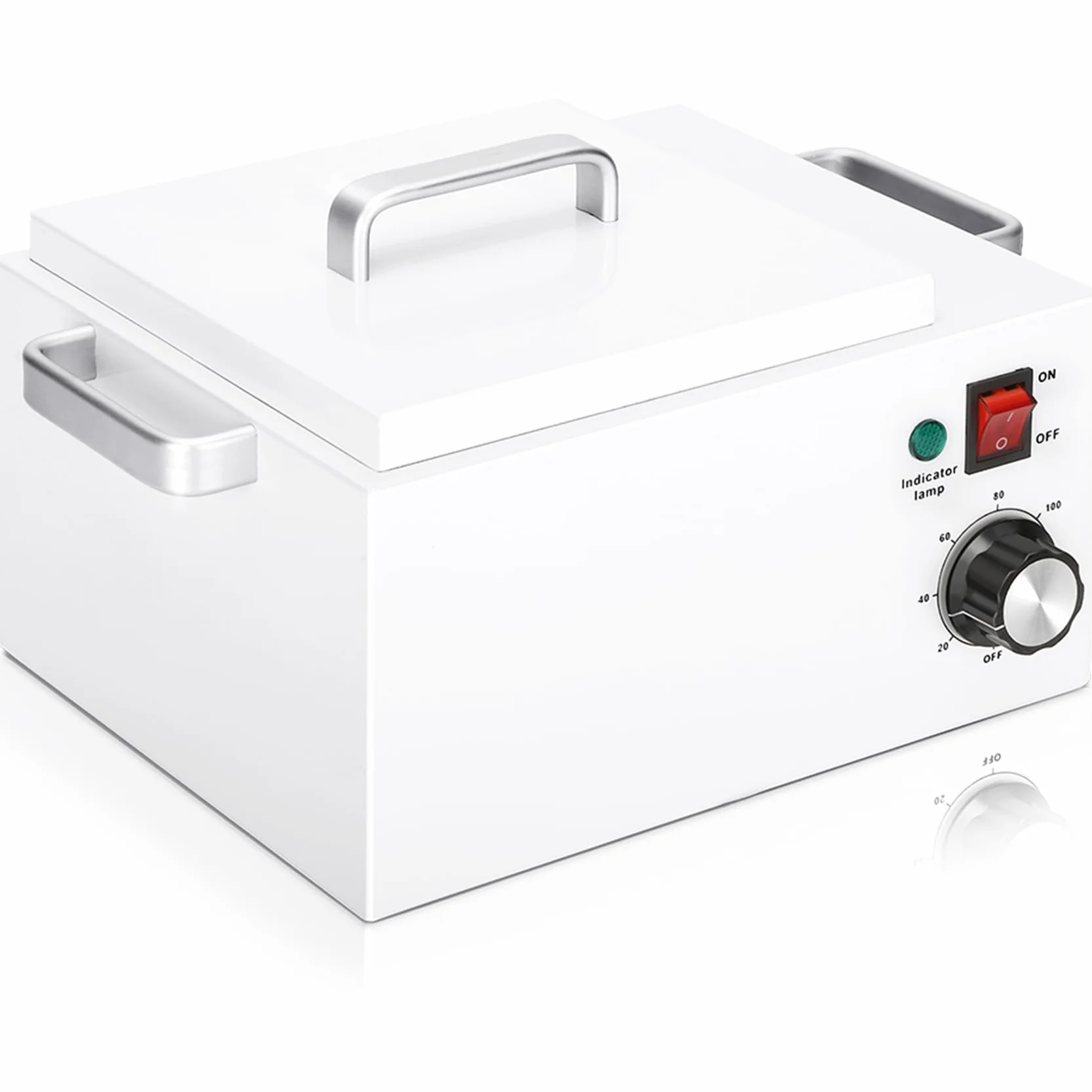 Calentador de cera profesional de 5.5 libras para depilación, calefacción eléctrica de cera, con control de temperatura de 0 a 120 °C, bote de cera grande de parafina, equipo de salón de spa, salón de