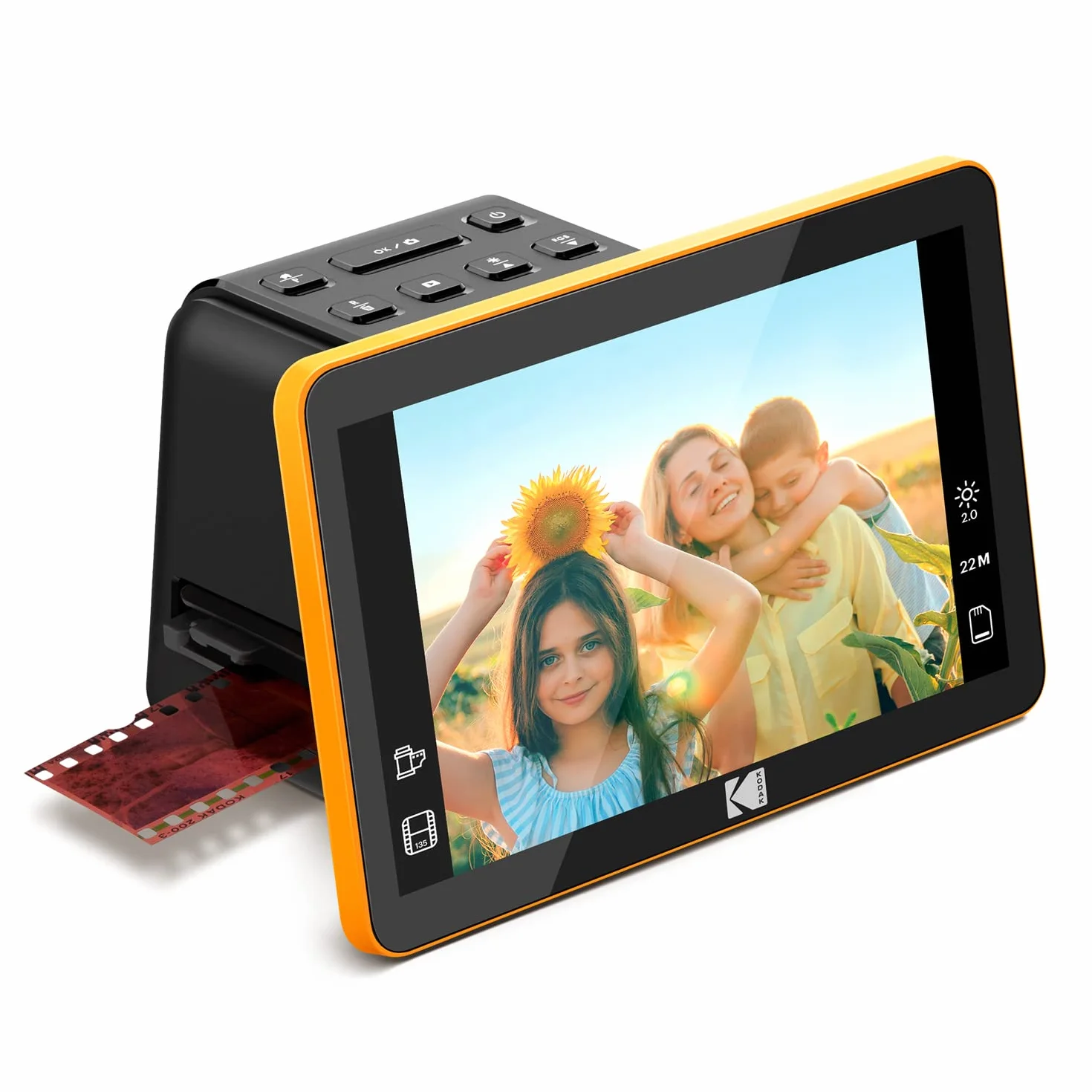 Kodak Slide N SCAN MAX Escáner de Película Digital 7" Pantalla LCD 22MP HD JPEG