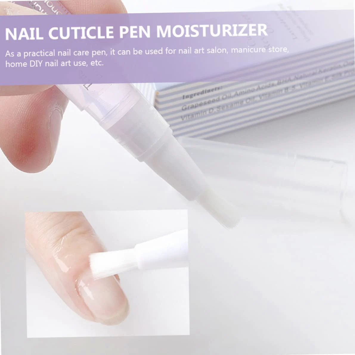 10piezas Bolígrafos De Aceite Para Cutículas Bolígrafos Nutritivos Para Uñas Para Salón De Uñas Doméstico Para Manicura
