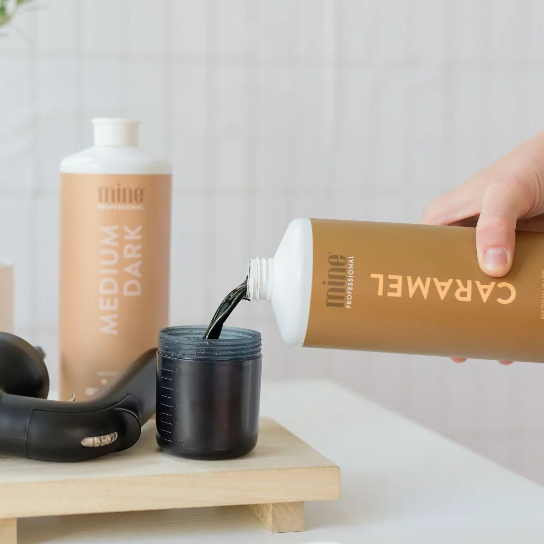 MineTan Caramel, Autobronceador corporal - 1000 ml.