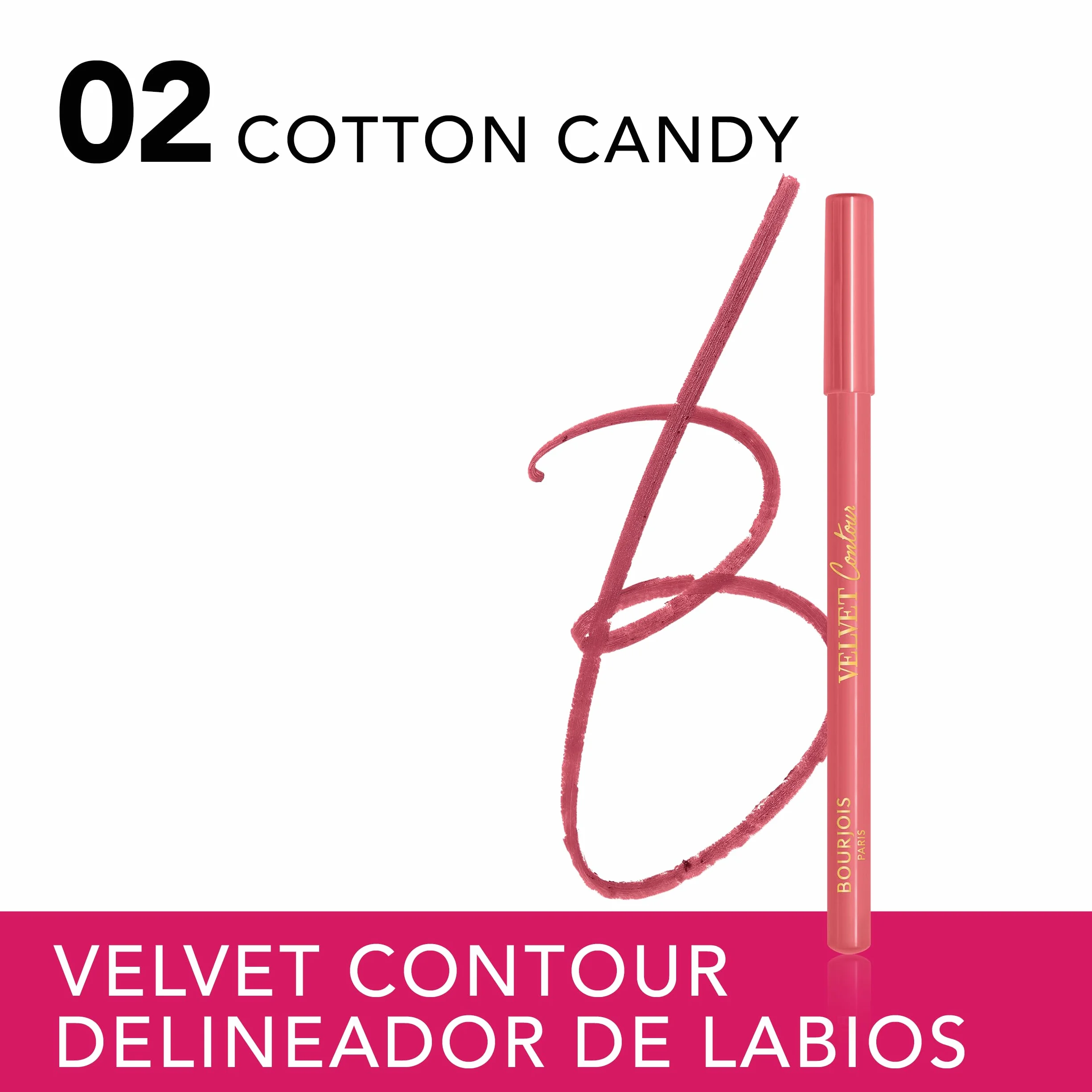 Bourjois Contour Edition Perfilador de Labios Tono 02 Coton candy 1.14 gr