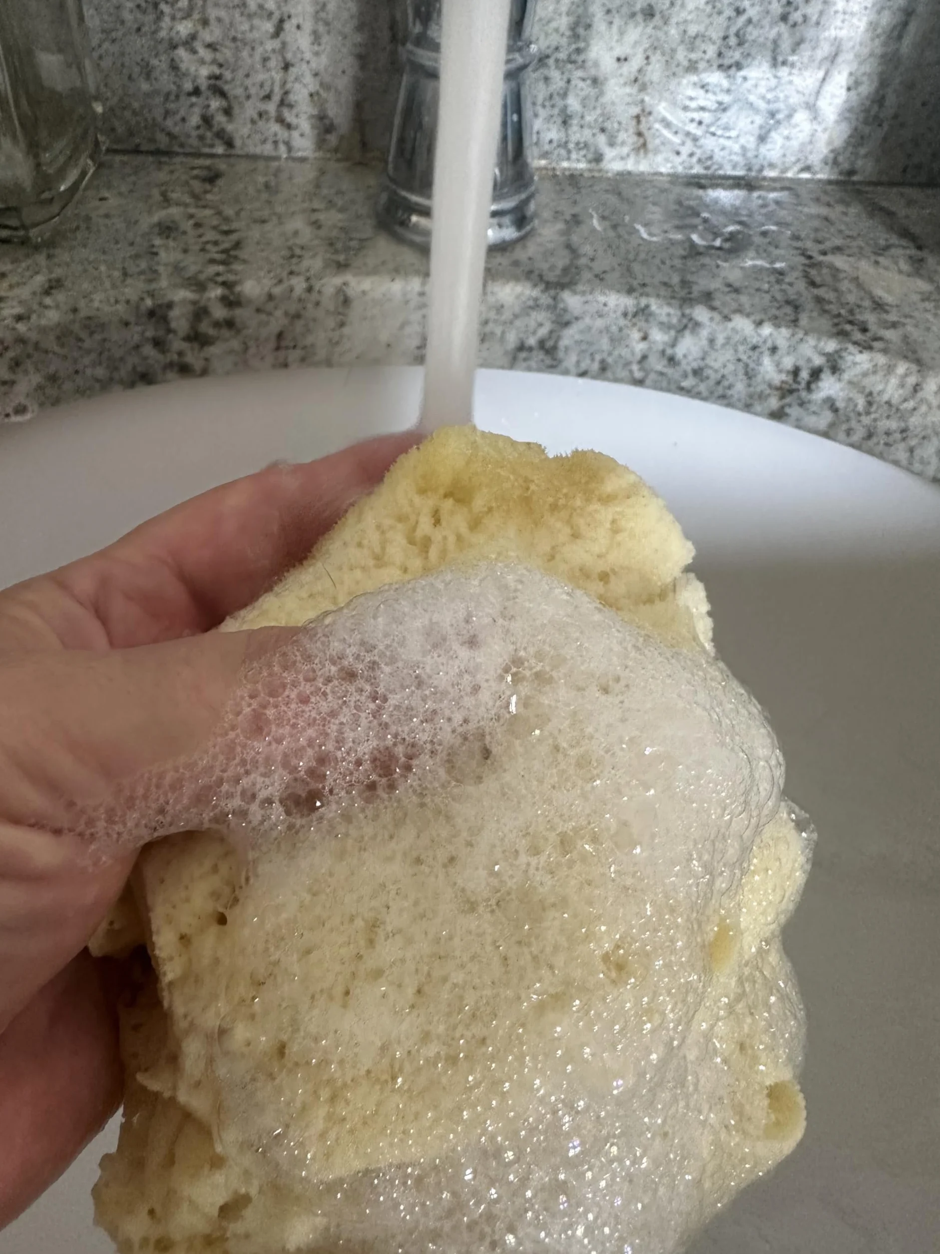 Esponja de mar 100% natural de 5 – 6 pulgadas por Spa Destinations® "Creating The in Home Spa Experience" para la perfecta experiencia de baño o ducha.