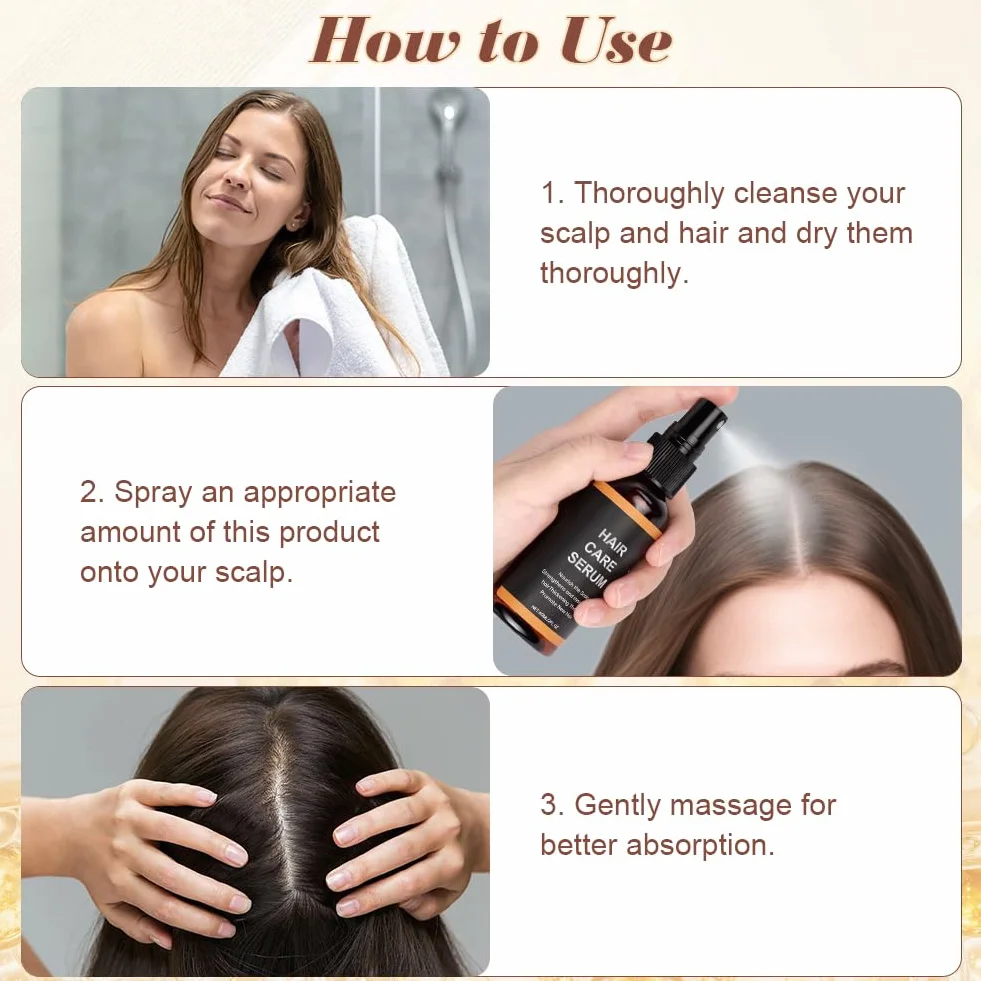 Sérum Spray Cabello Crecimiento con Romero y Jengibre, 60ml, No Graso, Anticaída