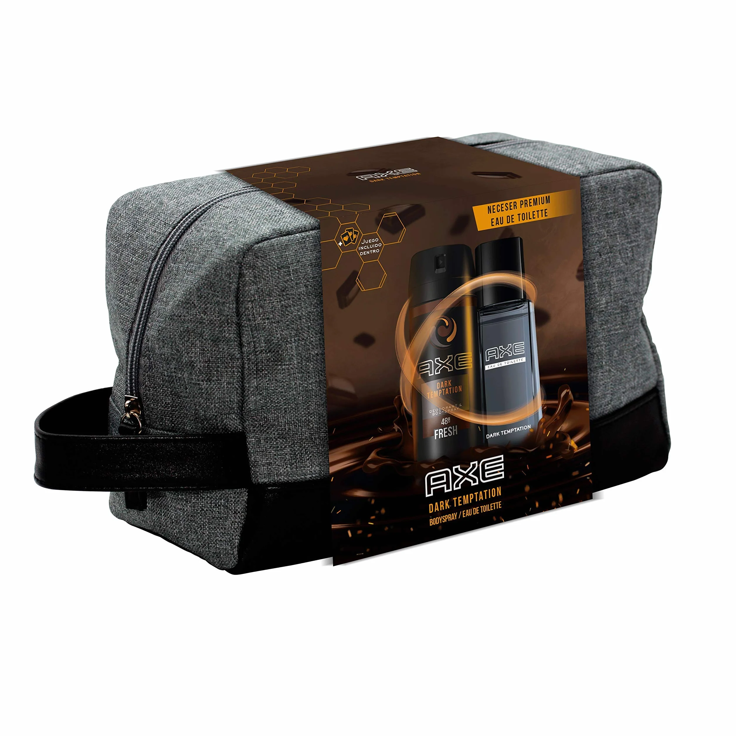 AXE Pack Dark Temptation Neceser Duo Desodorante 150 ml Eau de Toilette 100 ml