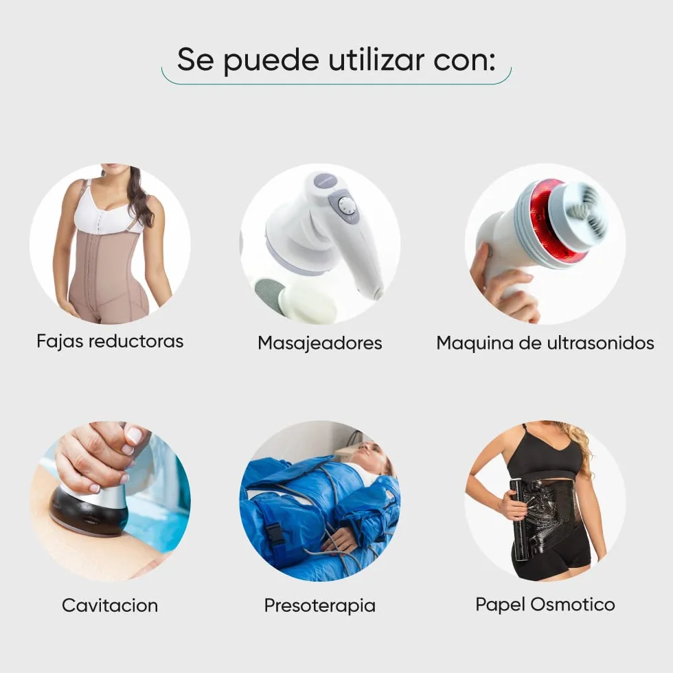 Gel crema reductora anticelulitica reafirmante quemagrasas abdomen caderas gluteos efecto frio
