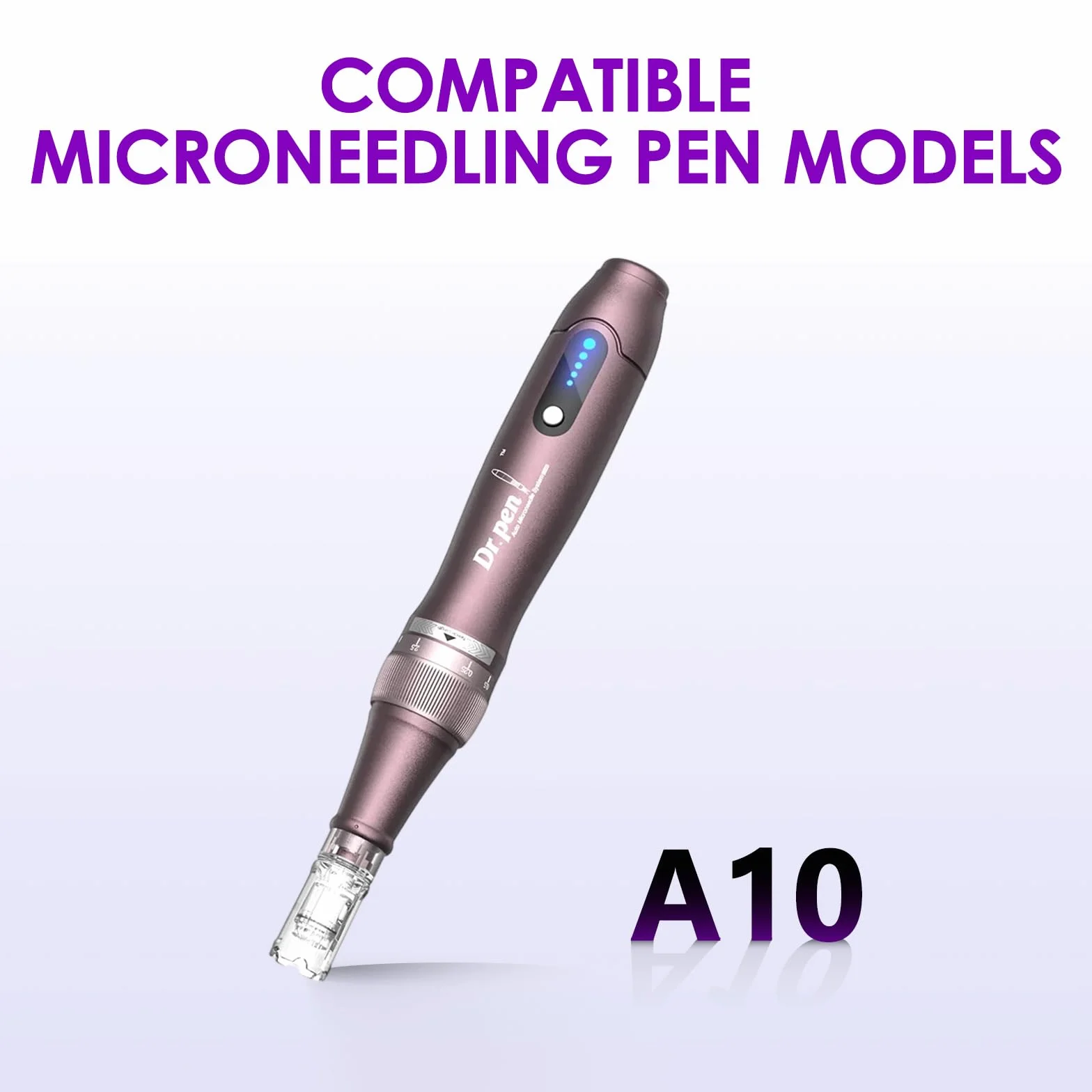 Dr. Pen Cartuchos Desechables 12 Pins para Microneedling, Compatibles con Modelo A10, 15 Pcs