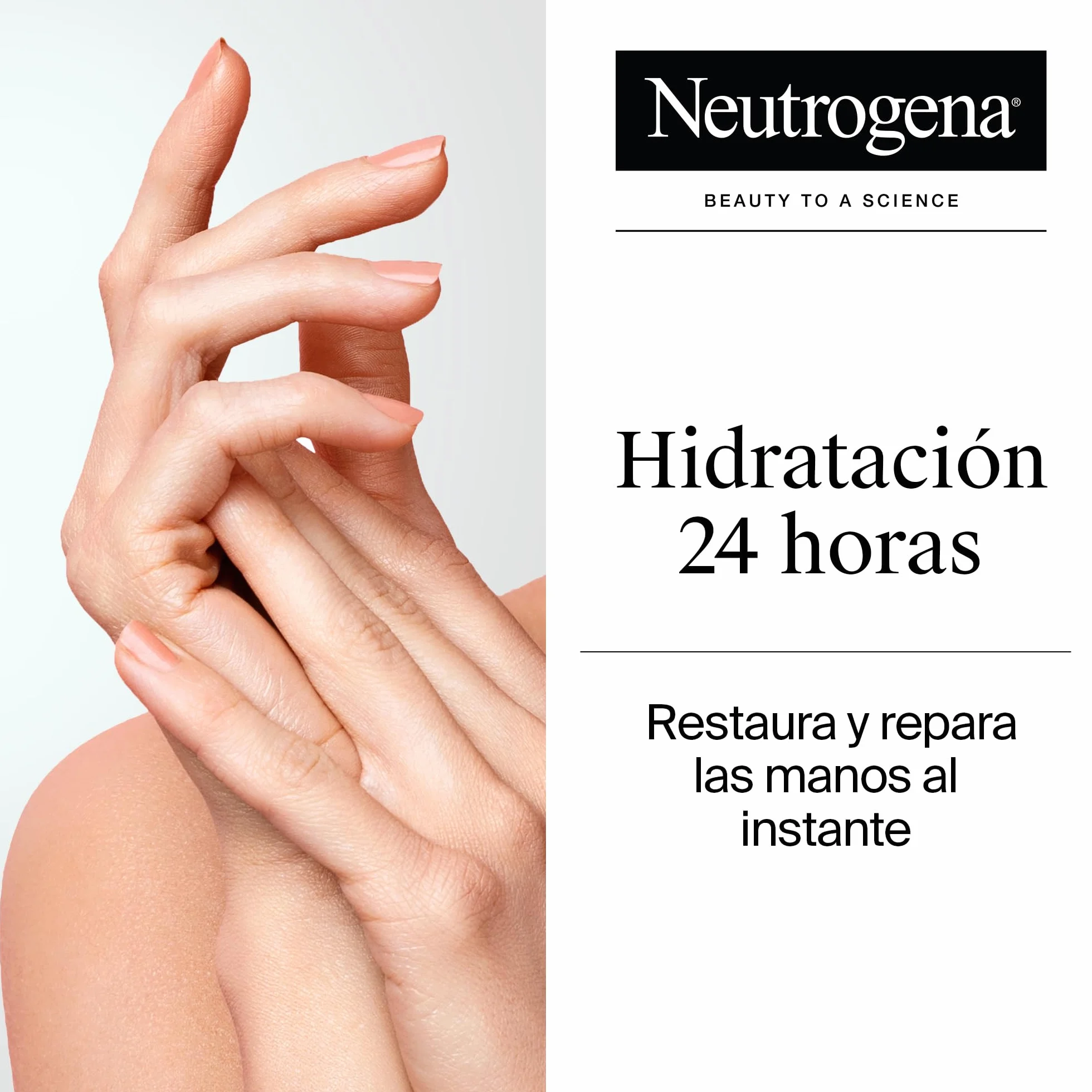 Neutrogena Duplo Crema de Manos Concentrada con Perfume 2 x 50 ml reparadora para pieles sensibles agrietadas y secas con glicerina y vitamina E