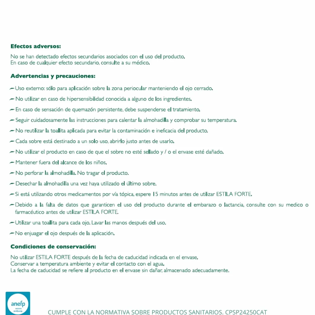 Estila Forte toallitas 28 unidosis + 1 almohadilla calentable