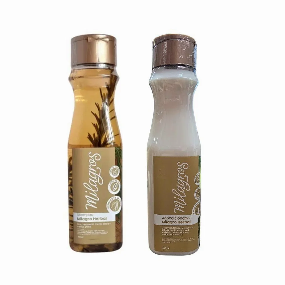 Milagro Shampoo and Conditioner Set - Herbal Formula (2 Pack)