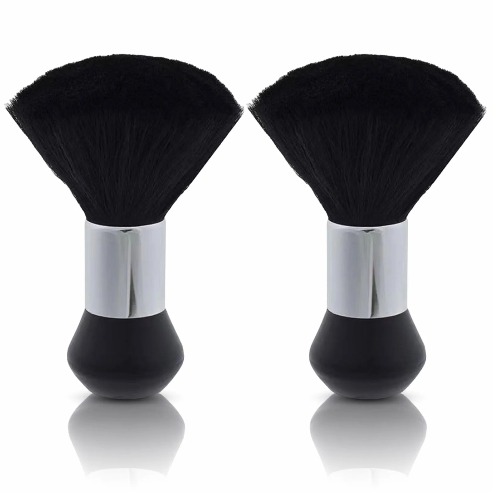 Cepillo de Cuello para Peluquería, Brocha Profesional para Barbero, Accesorio de Salón (Negro)