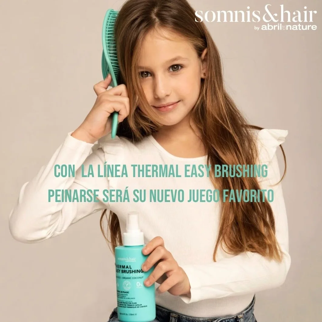 Somnis&Hair Spray Protector Térmico Natural 250 ml - Desenredante y Suavizante - Protección Calor UV Agua Salada - Sin Sulfatos Parabenos - Vegano