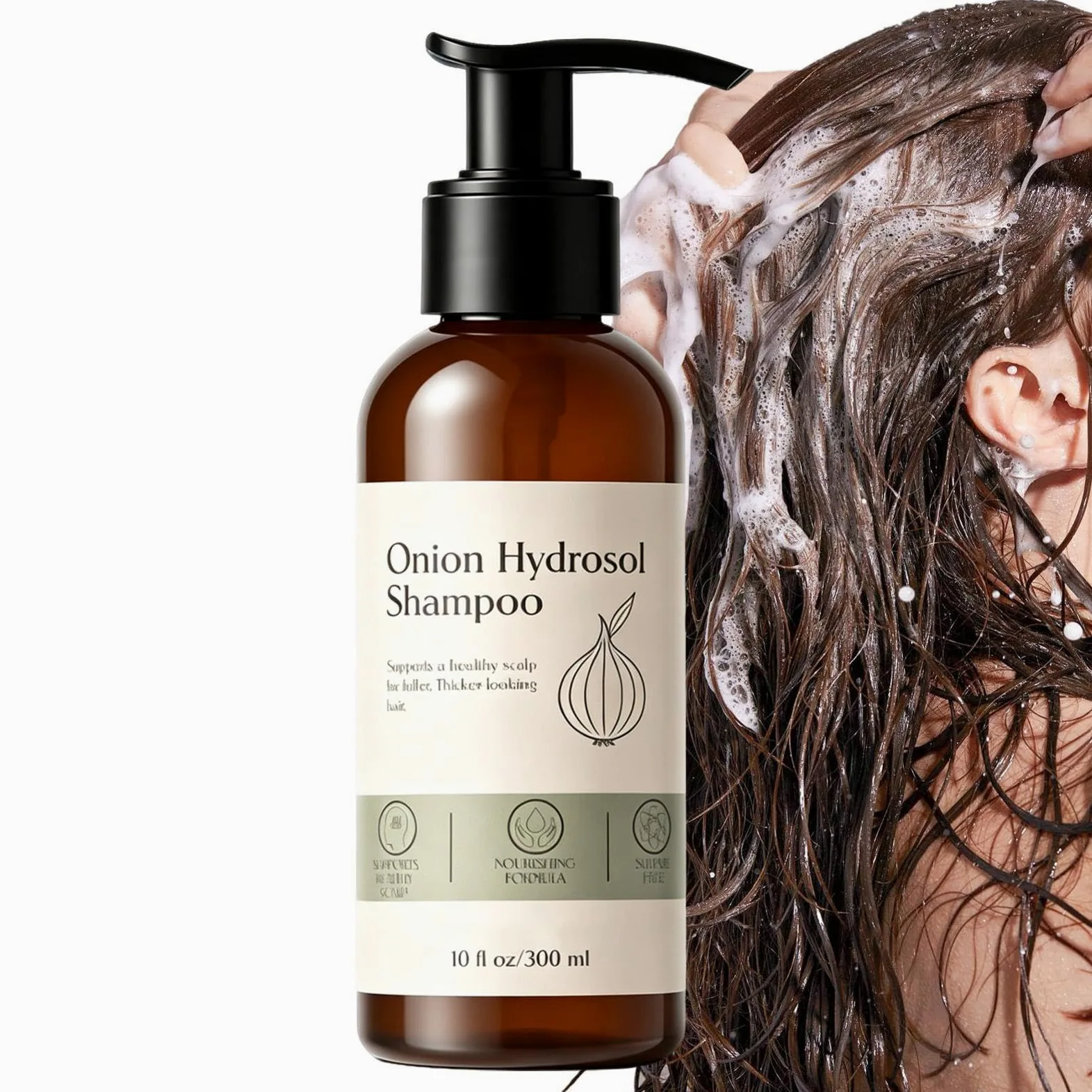 Champú Natural 300ml Control De Grasa Capilar Y Limpieza | Champú Hidratante Para Cabello , Brillante, Apto Para Diario Y De Viaje, Con Propiedades Purificantes E Hidratantes, Unisex