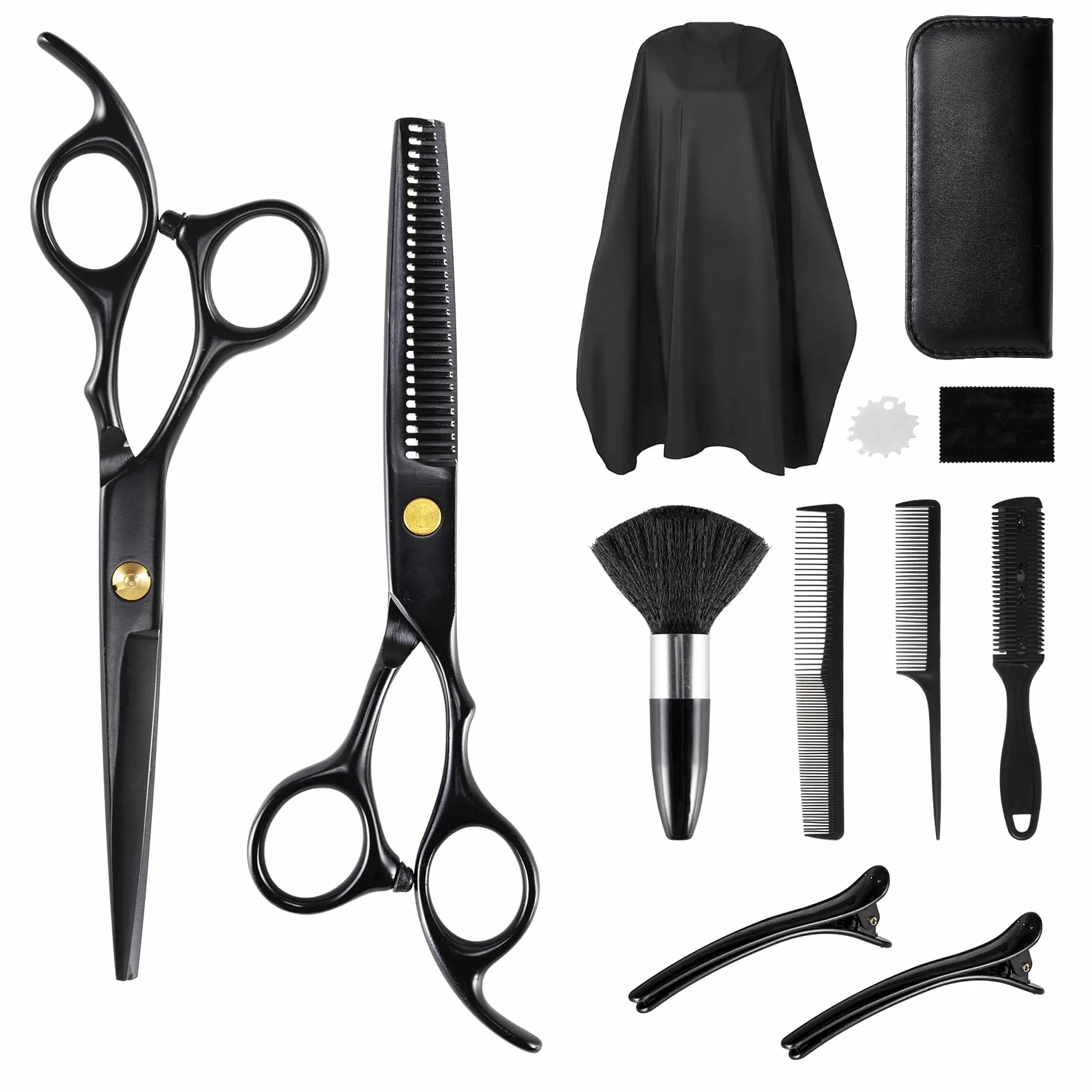 Tijeras Peluqueria Profesional 12 Set Corte de Pelo