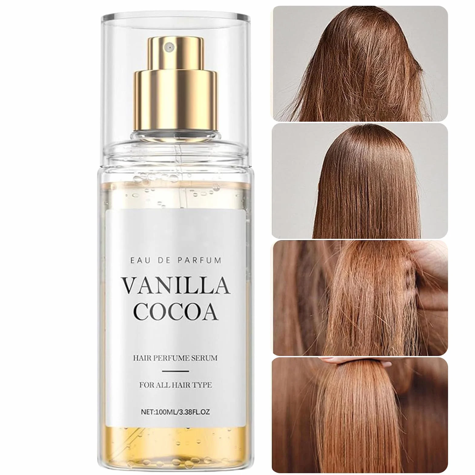 Perfume para el cabello en espray – Niebla aromática nutritiva de larga duración para mujer
