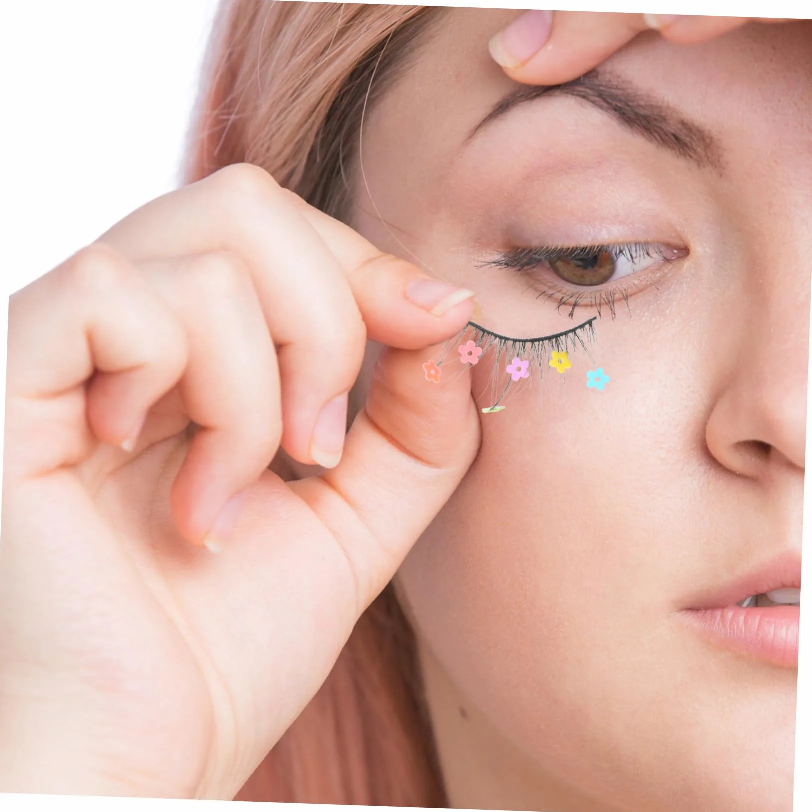 DOITOOL 12 Pares De Pestañas Postizas De Lentejuelas Pestañas Con Color Pestañas De Lentejuelas Pestañas Para Mujeres Maquillaje Lentejuelas Pestañas Pestañas Postizas Brillo Pestañas
