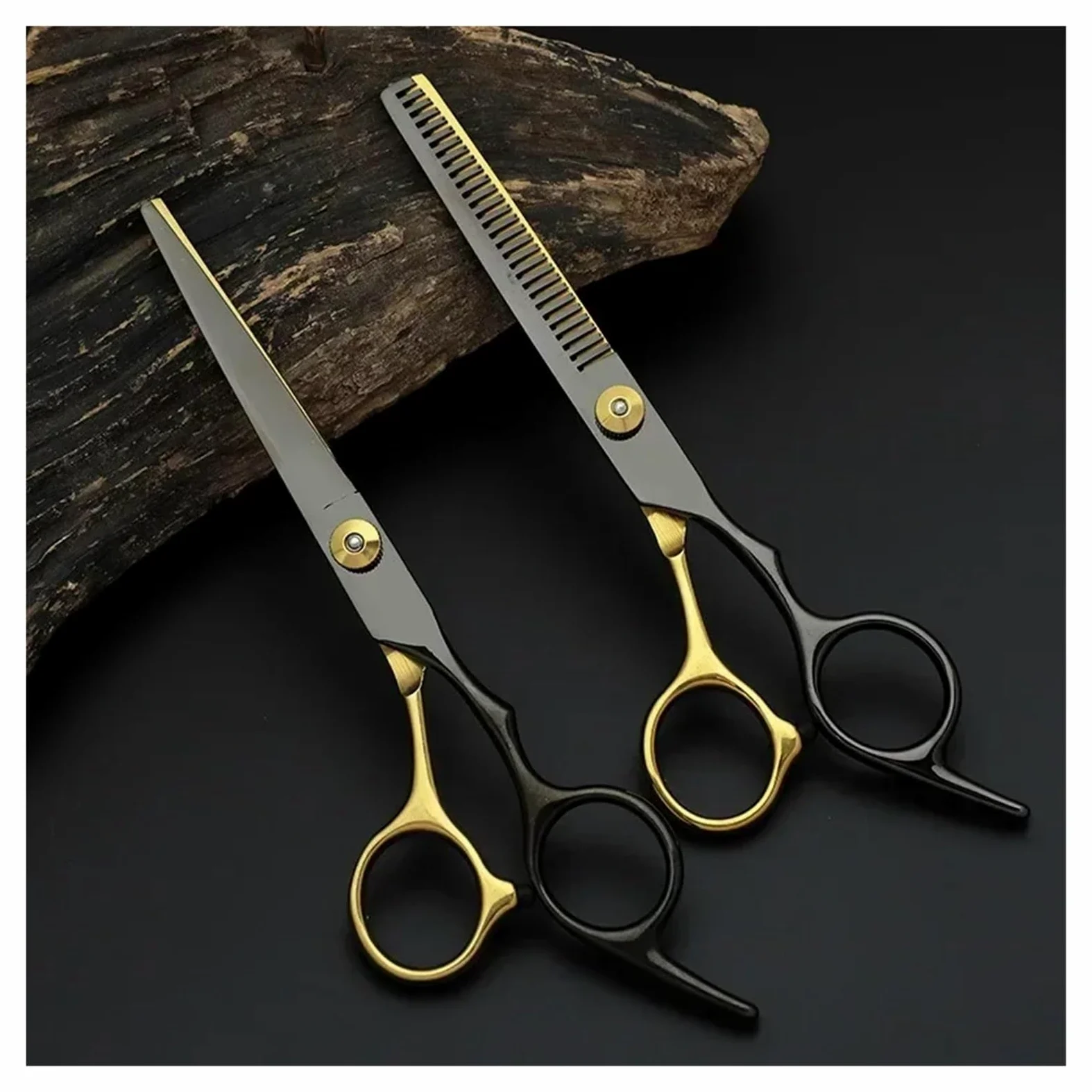 Tijeras Peluqueria Tijeras de peluquero profesionales, tijeras entresacar for peluquería/salón casa, peluquería(Color 9)