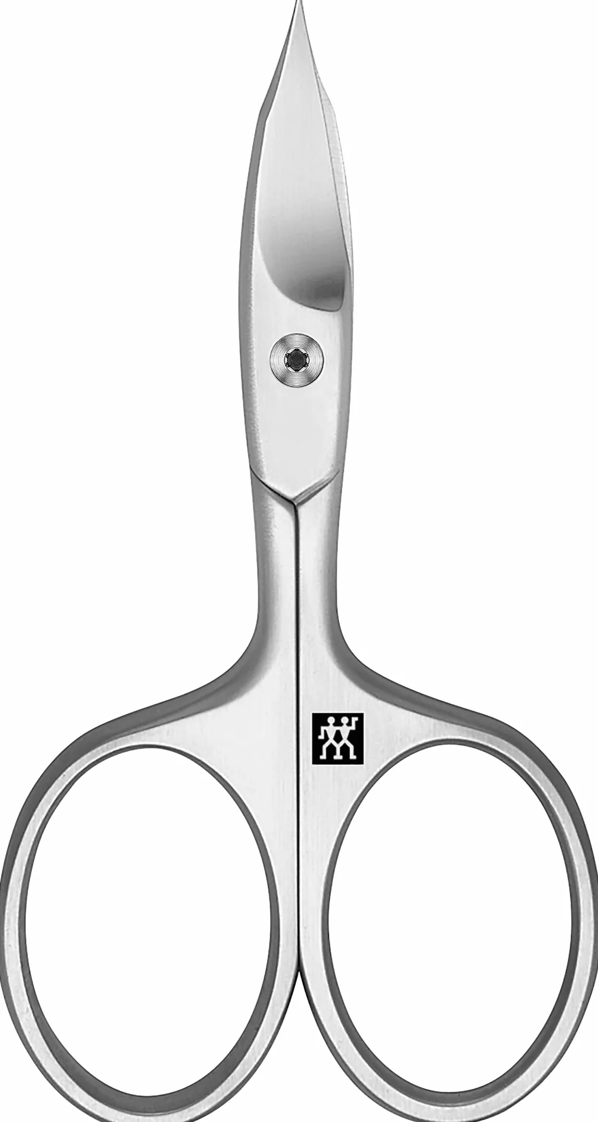 ZWILLING Tijeras combinadas para uñas, filo curvado, punta fina, 90 mm, plata