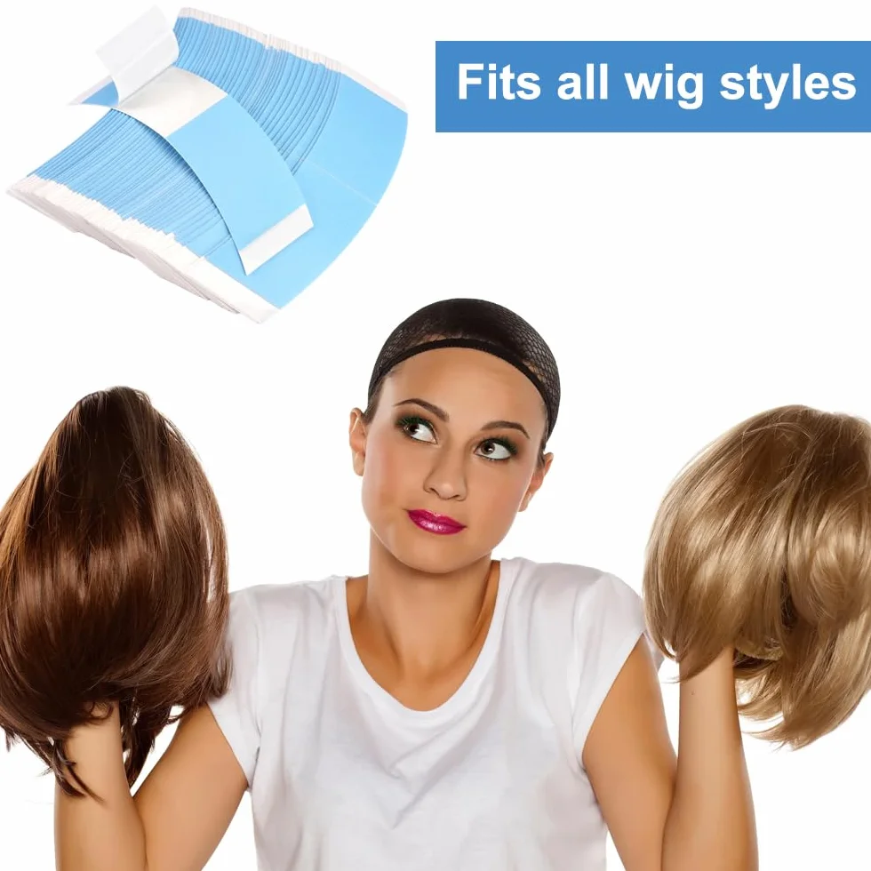 Cinta Adhesiva Peluca Invisible Doble Cara Impermeable 72 Piezas