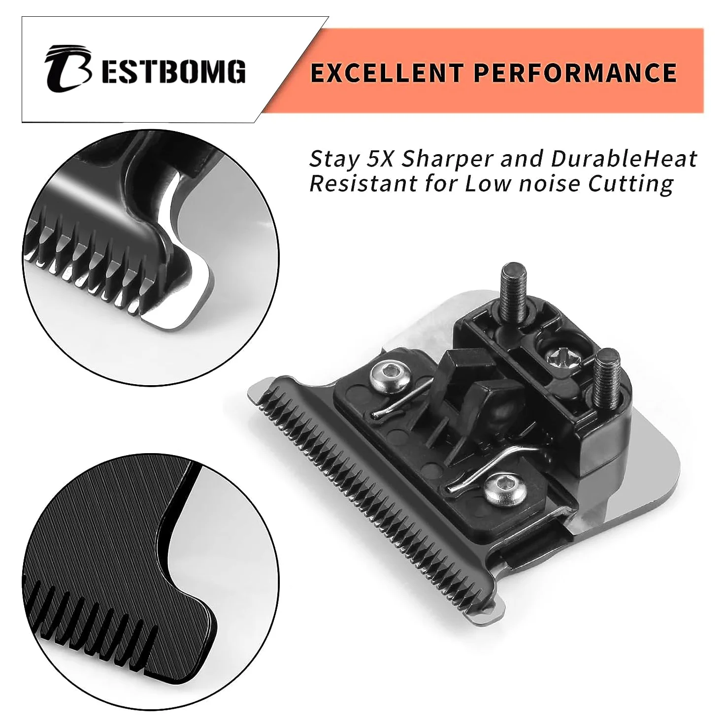 Cuchillas de repuesto DLC FX707B para recortadoras BaBylissPRO FX787,FX726 | 2 unidades