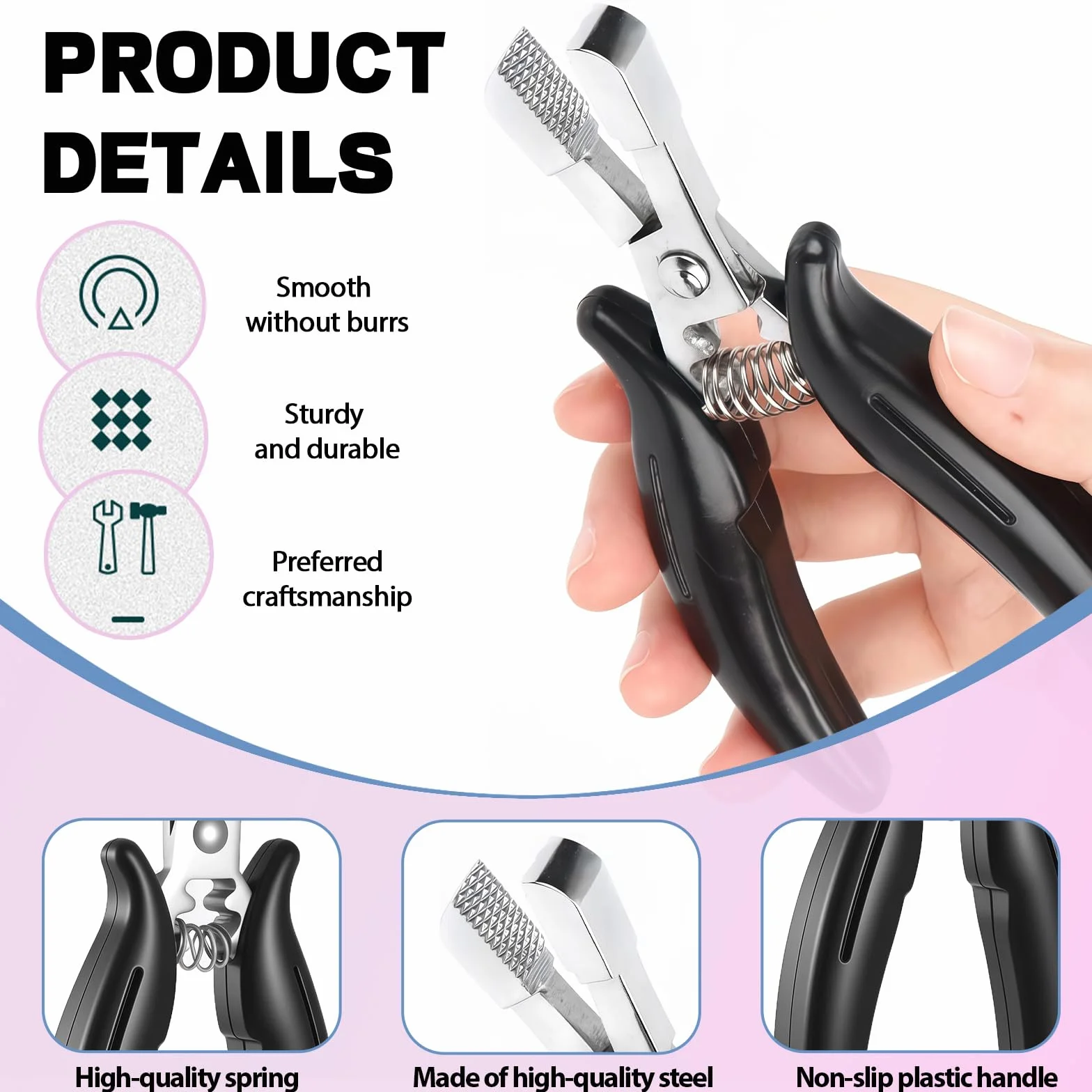 Alicates de unión para quitar extensiones de cabello profesional