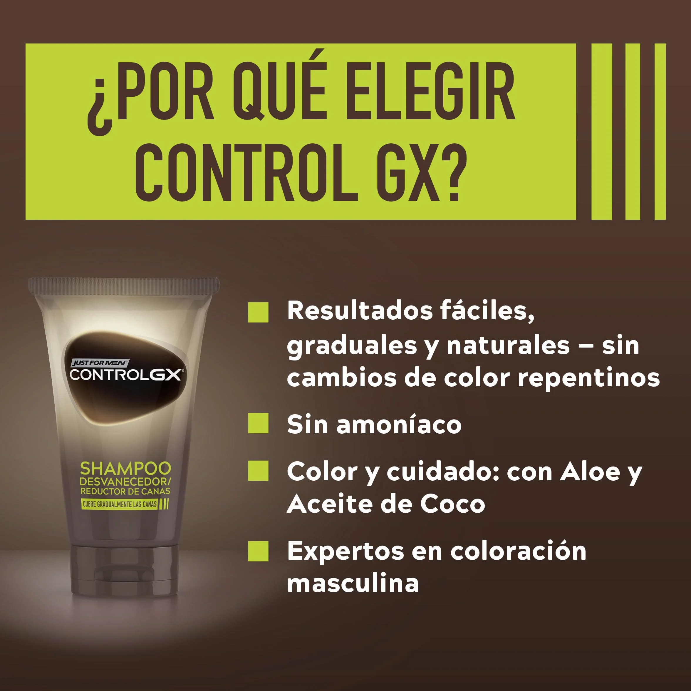 Just For Men Control GX Champú Reductor de Canas 118ml