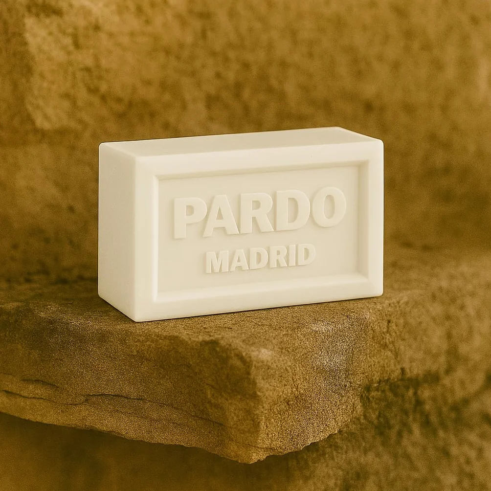 Pardo Jabón en Pastilla Blanco 150g Pack 2 – Limpieza Suave y Tradicional para Manos y Ropa